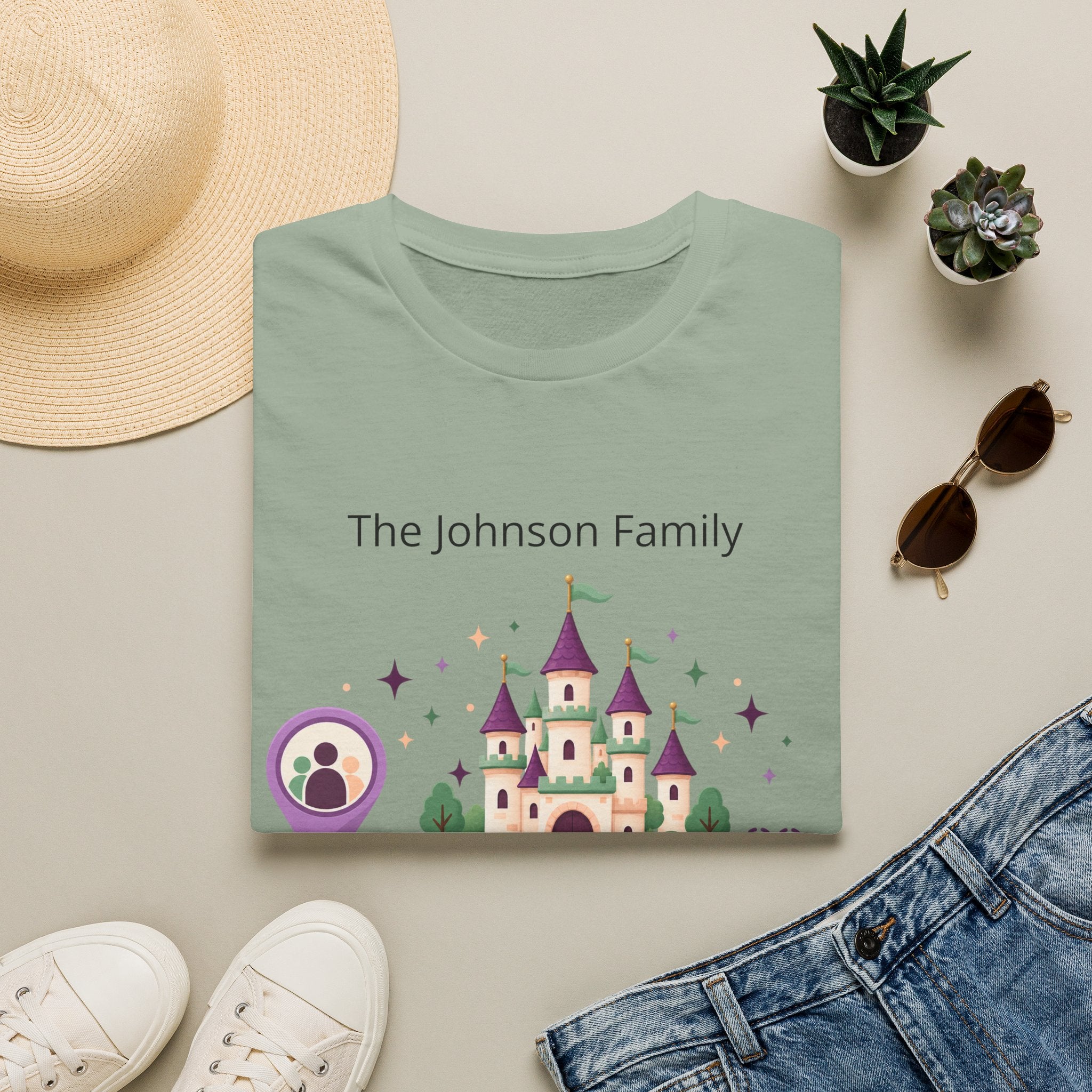 Custom Fairytale Adventure Tee (Purple)