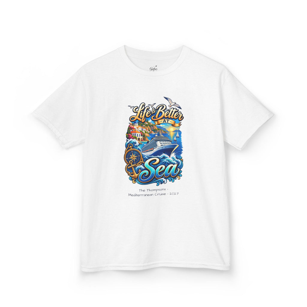 Mediterranean Cruise Life is Better at Sea Kids Tee