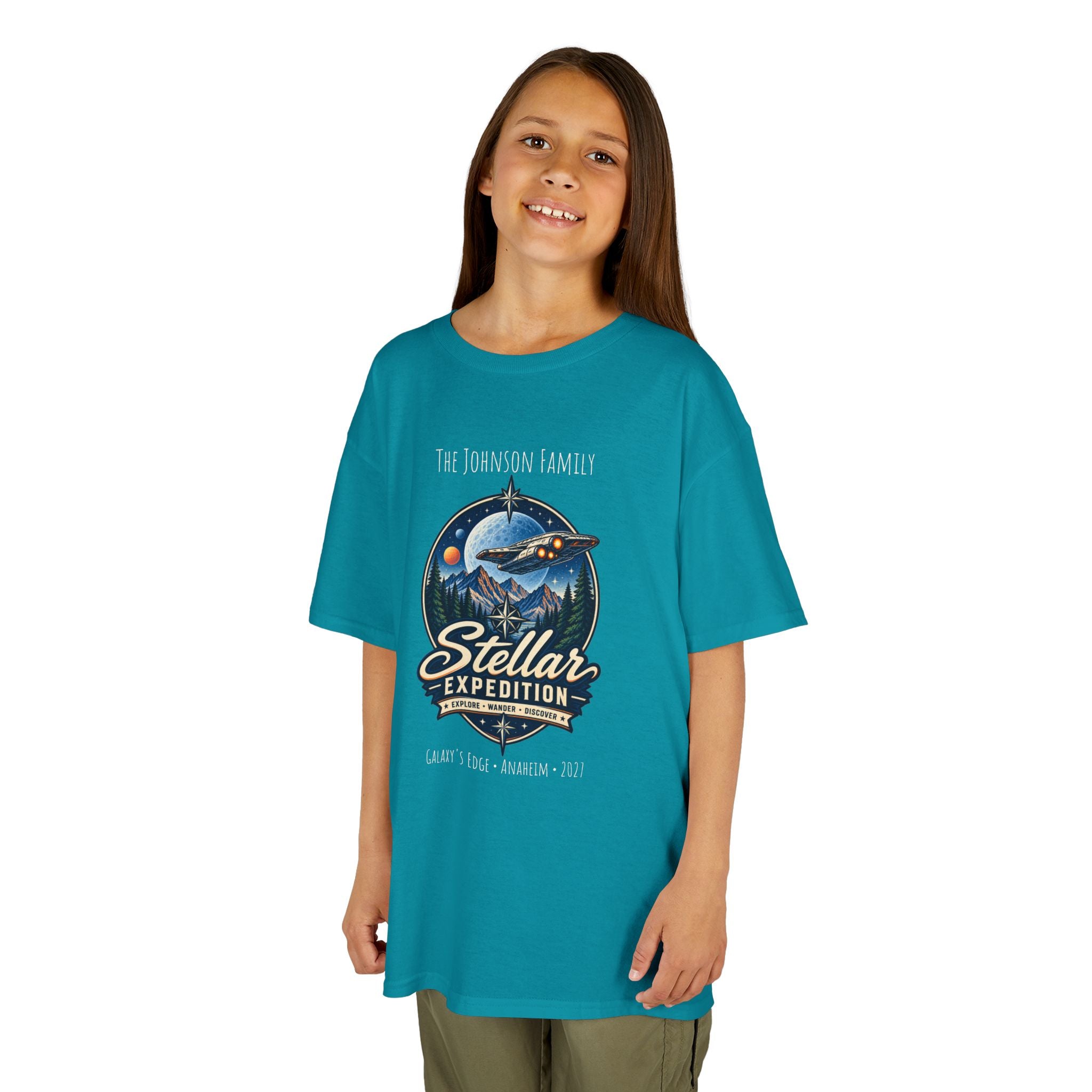Stellar Expedition Space Adventure Park Kids Tee