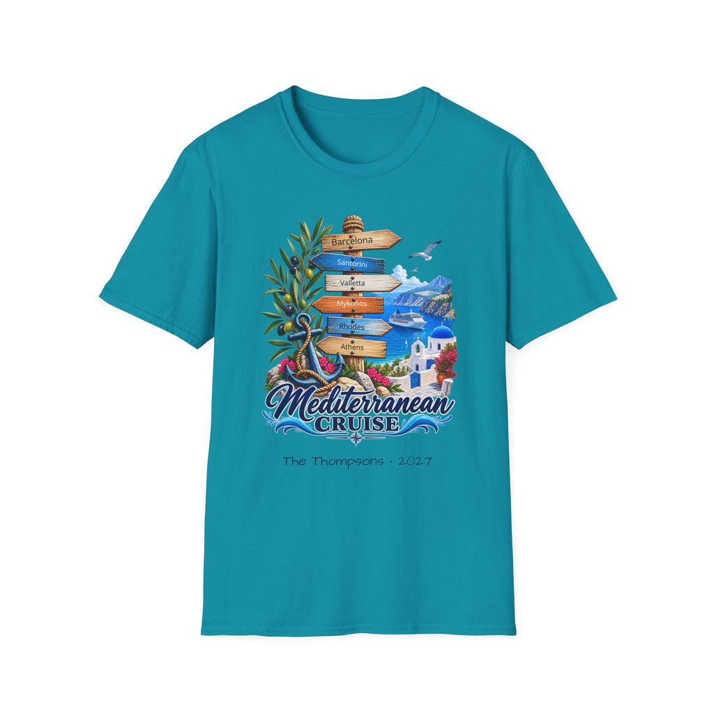 Mediterranean Cruise Ports of Call Tee