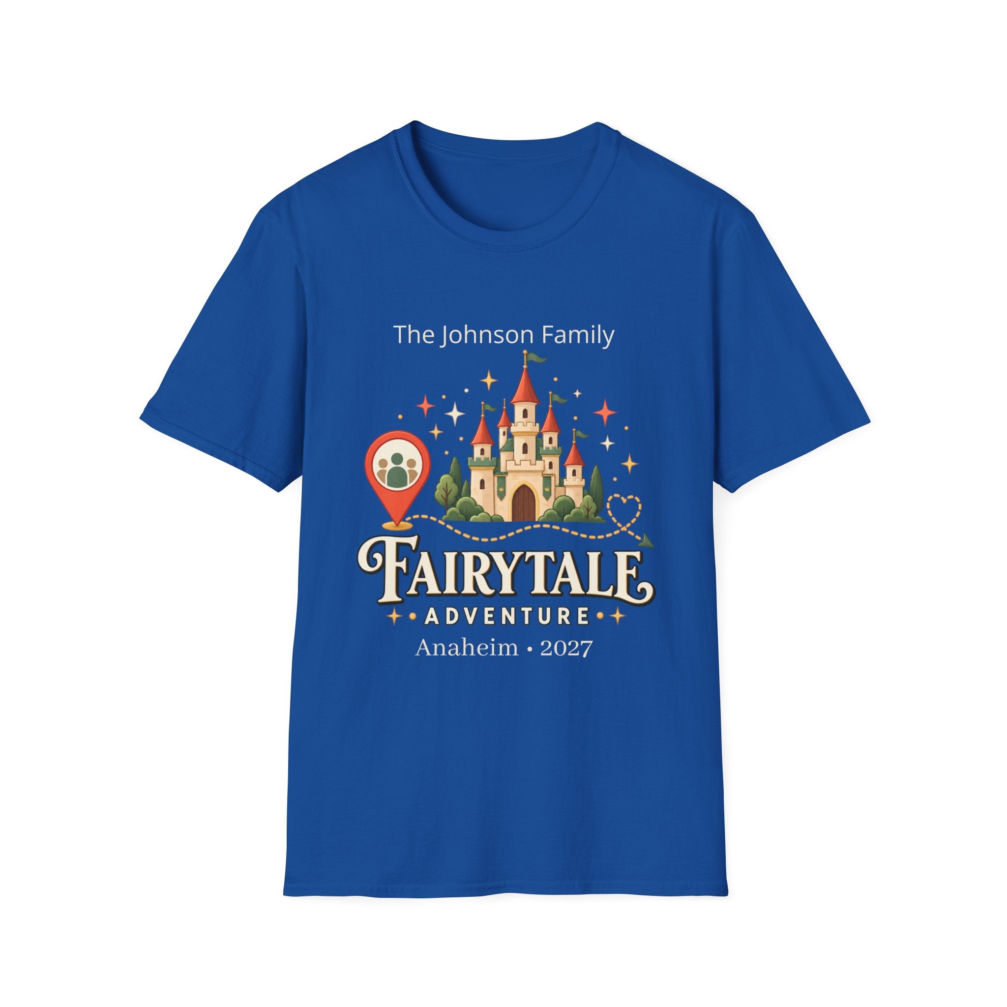 Custom Fairytale Adventure Tee (coral)