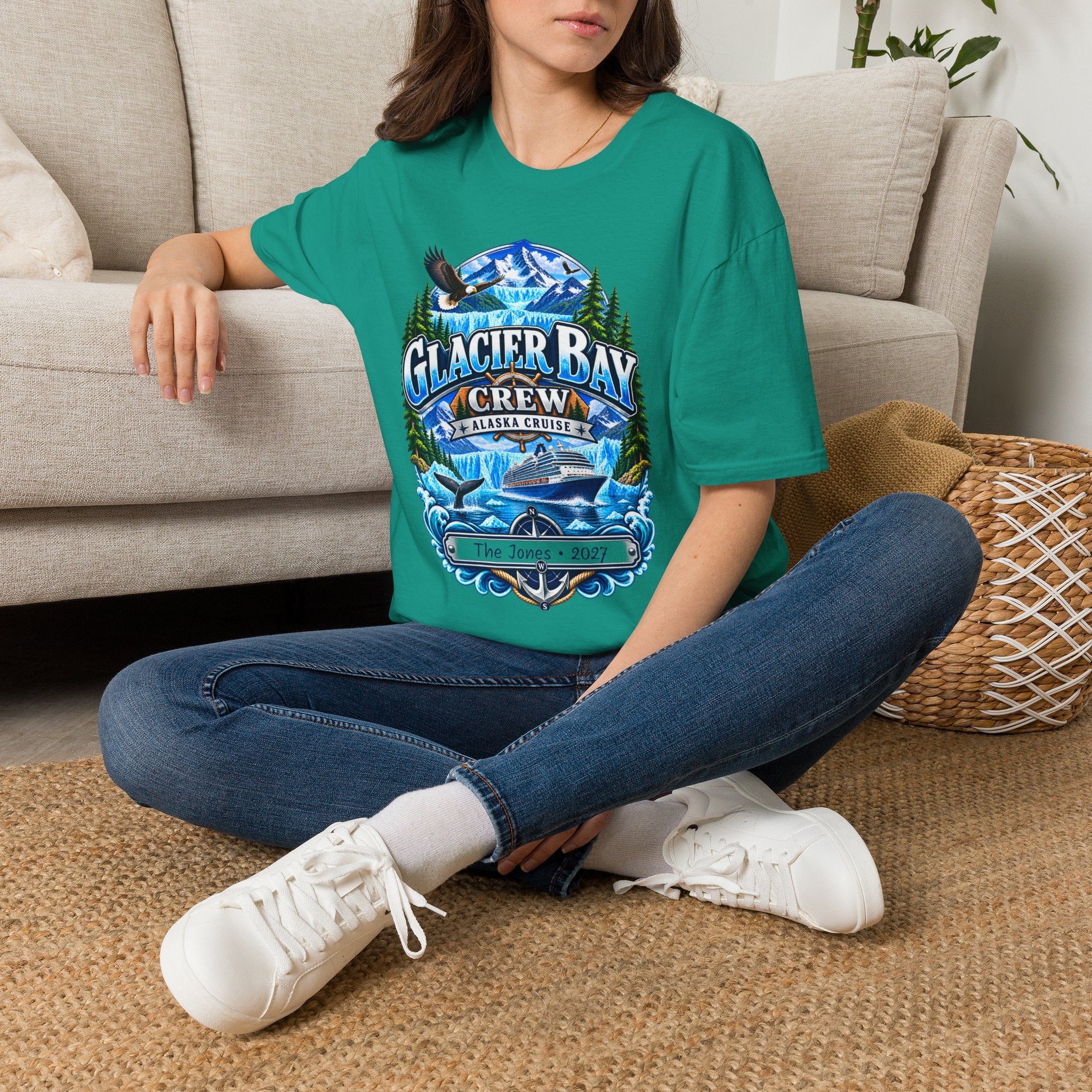 Custom Glacier Bay Alaska Cruise Tee