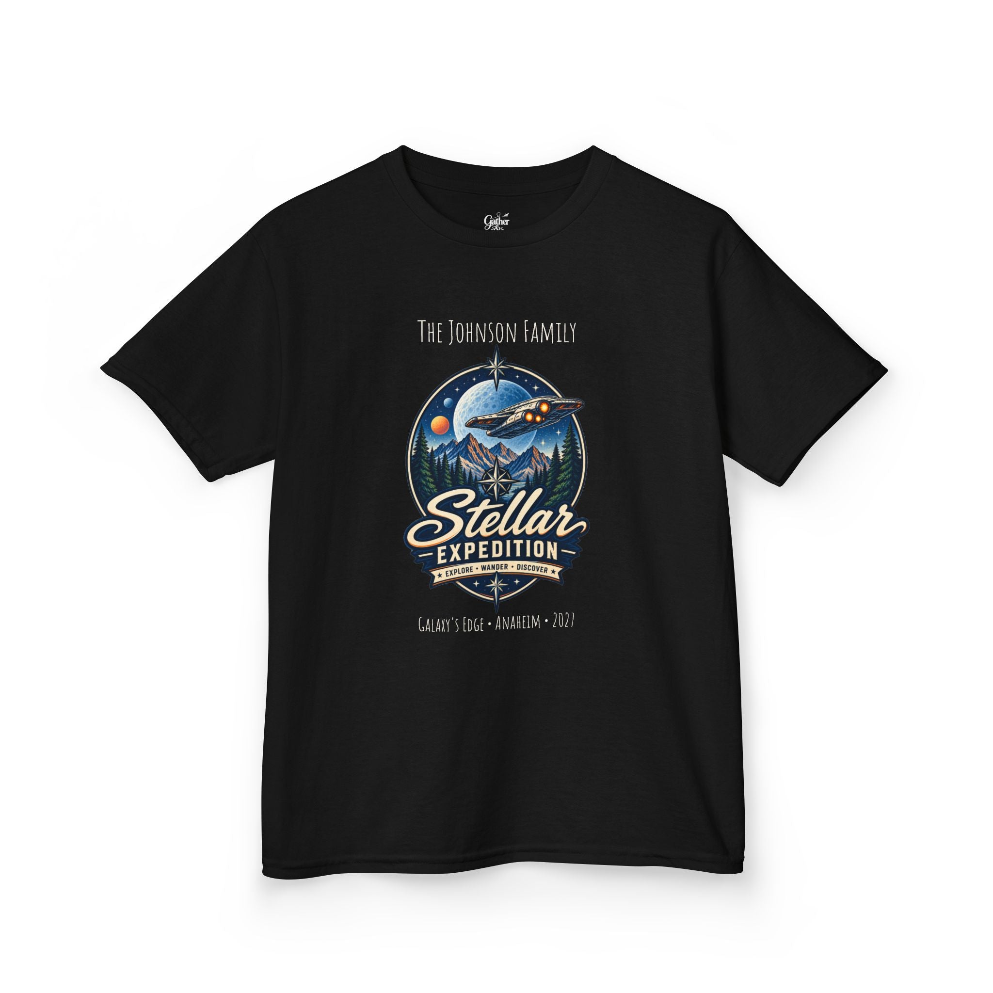 Stellar Expedition Space Adventure Park Kids Tee