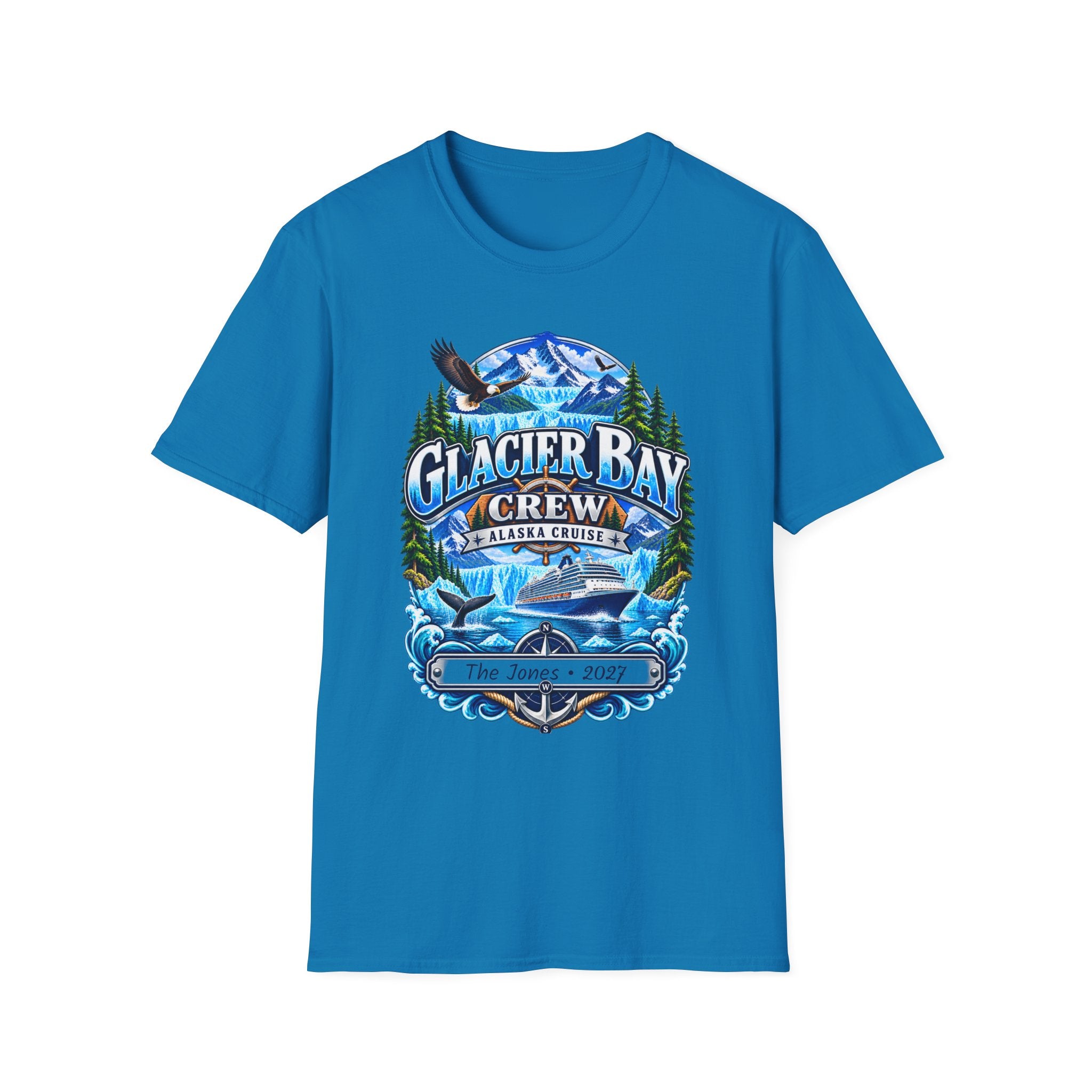 Custom Glacier Bay Alaska Cruise Tee