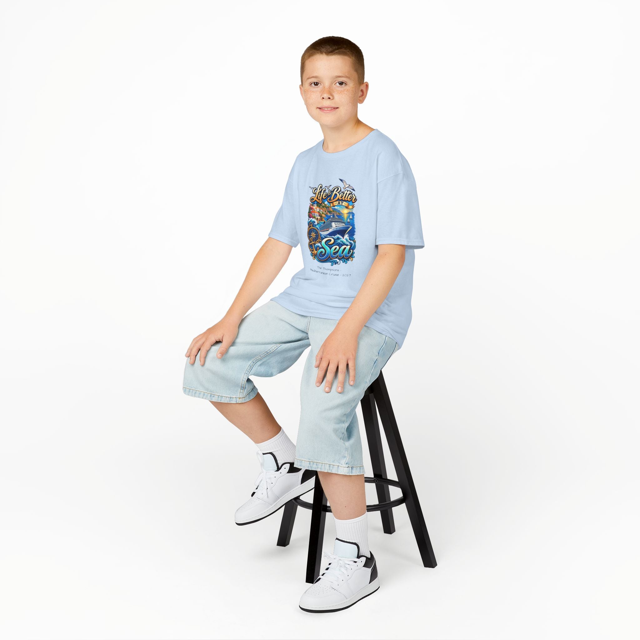 Mediterranean Cruise Life is Better at Sea Kids Tee