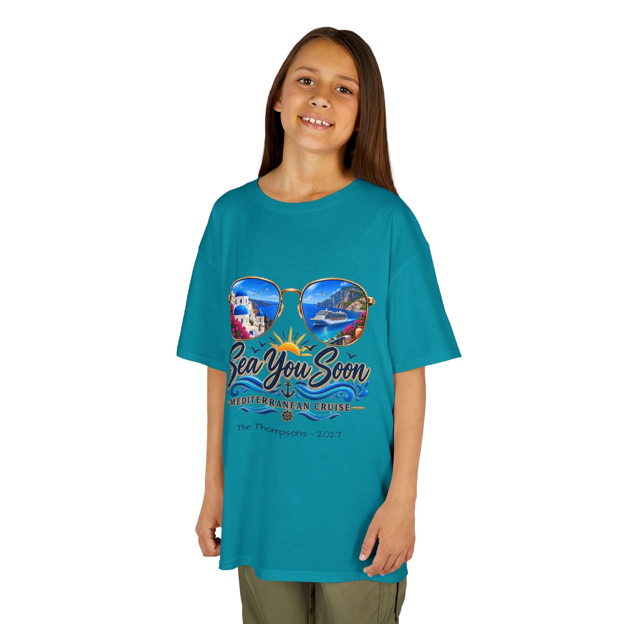 Mediterranean Cruise Sea You Soon Kids Tee