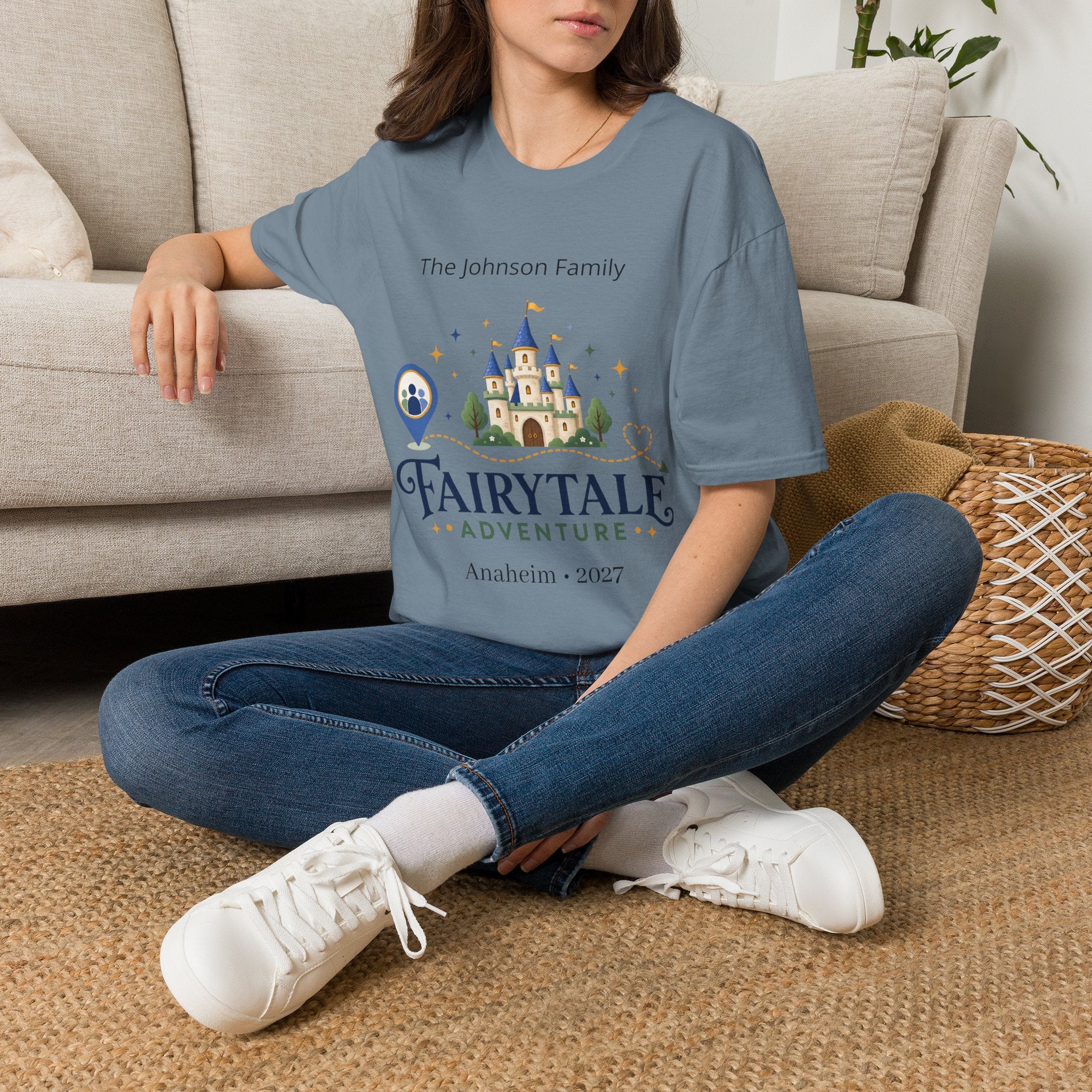 Custom Fairytale Adventure Tee (blue)