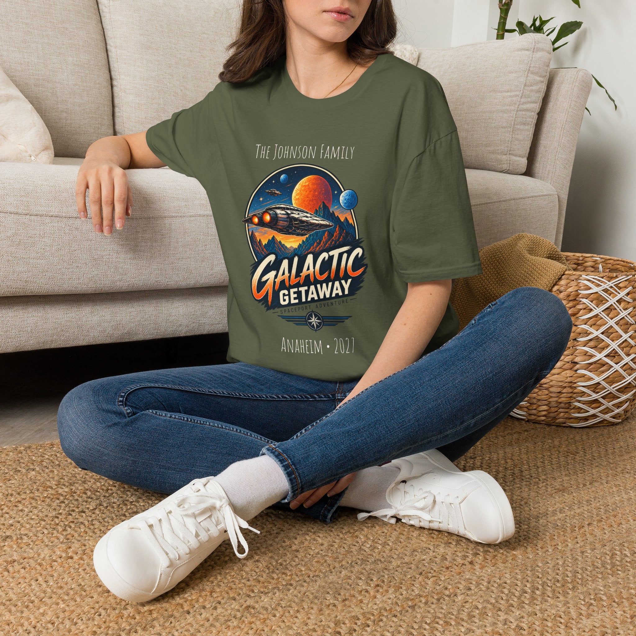 Galactic Getaway Space Adventure Park Tee