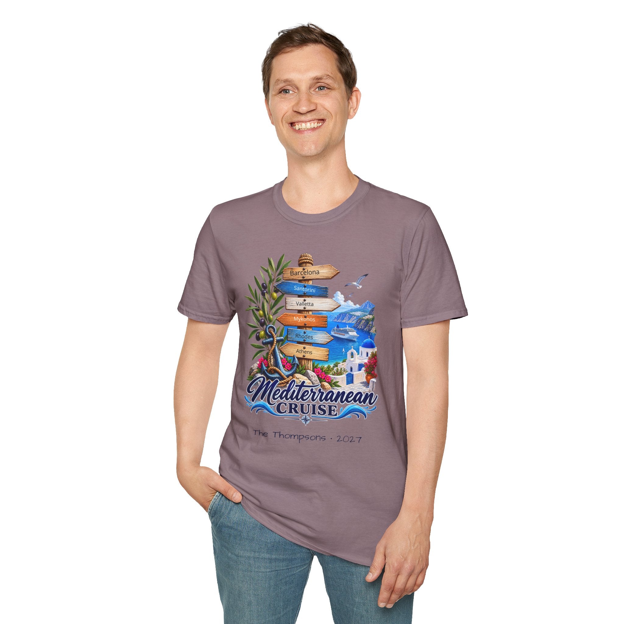 Mediterranean Cruise Ports of Call Tee
