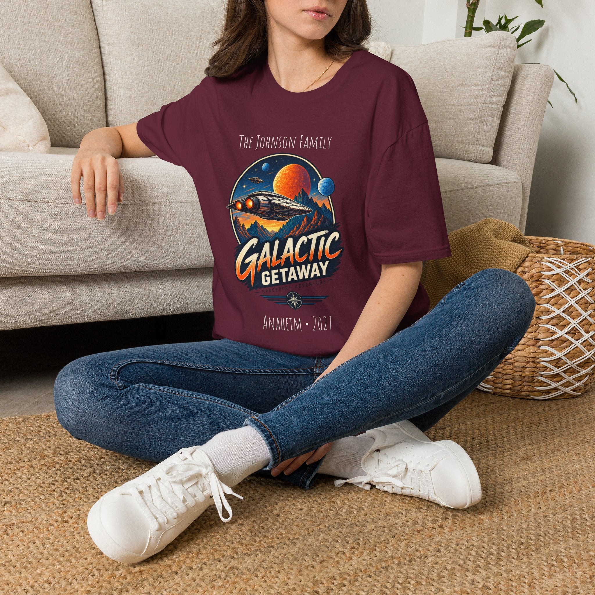 Galactic Getaway Space Adventure Park Tee