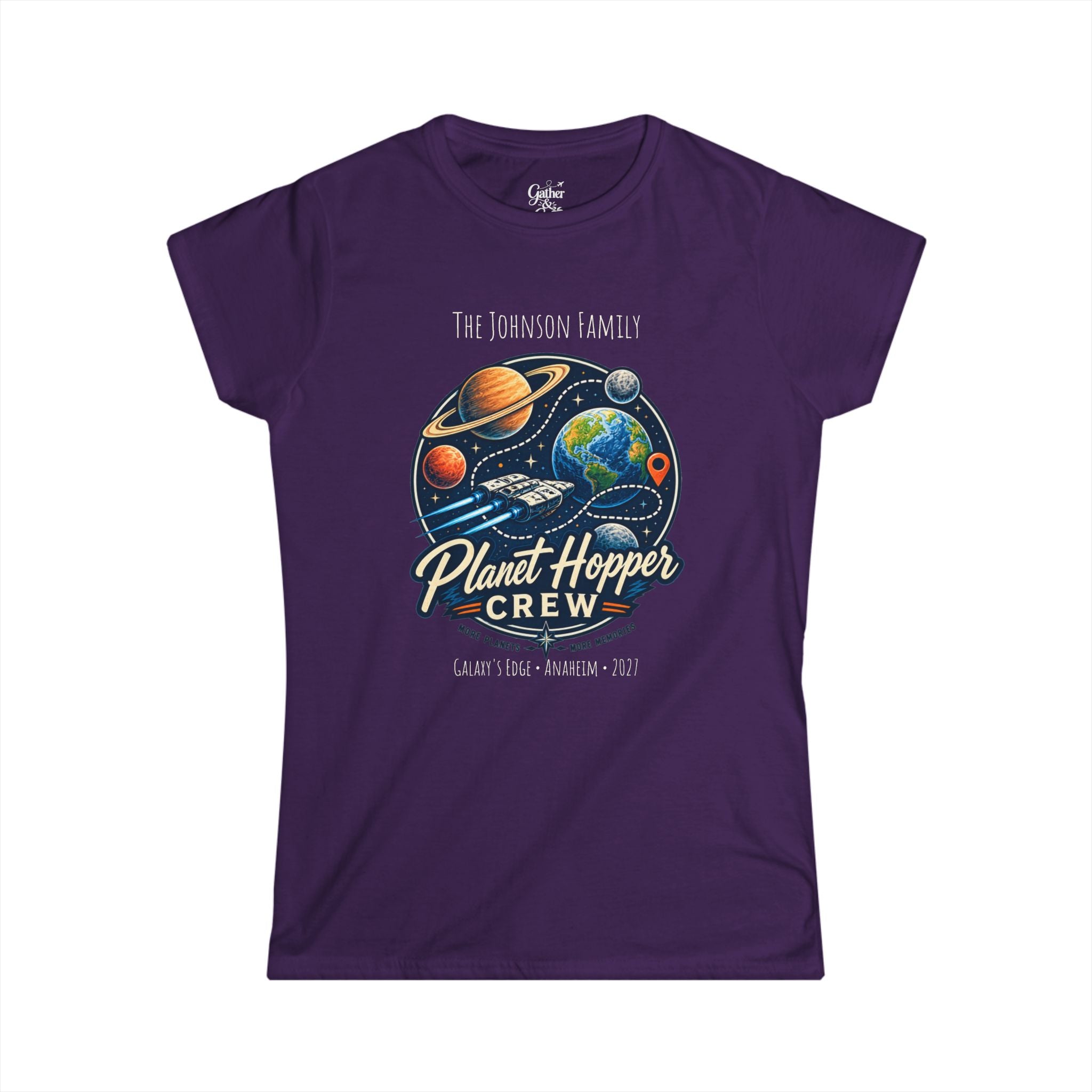 Planet Hopper Crew Space Adventure Park Ladies Tee