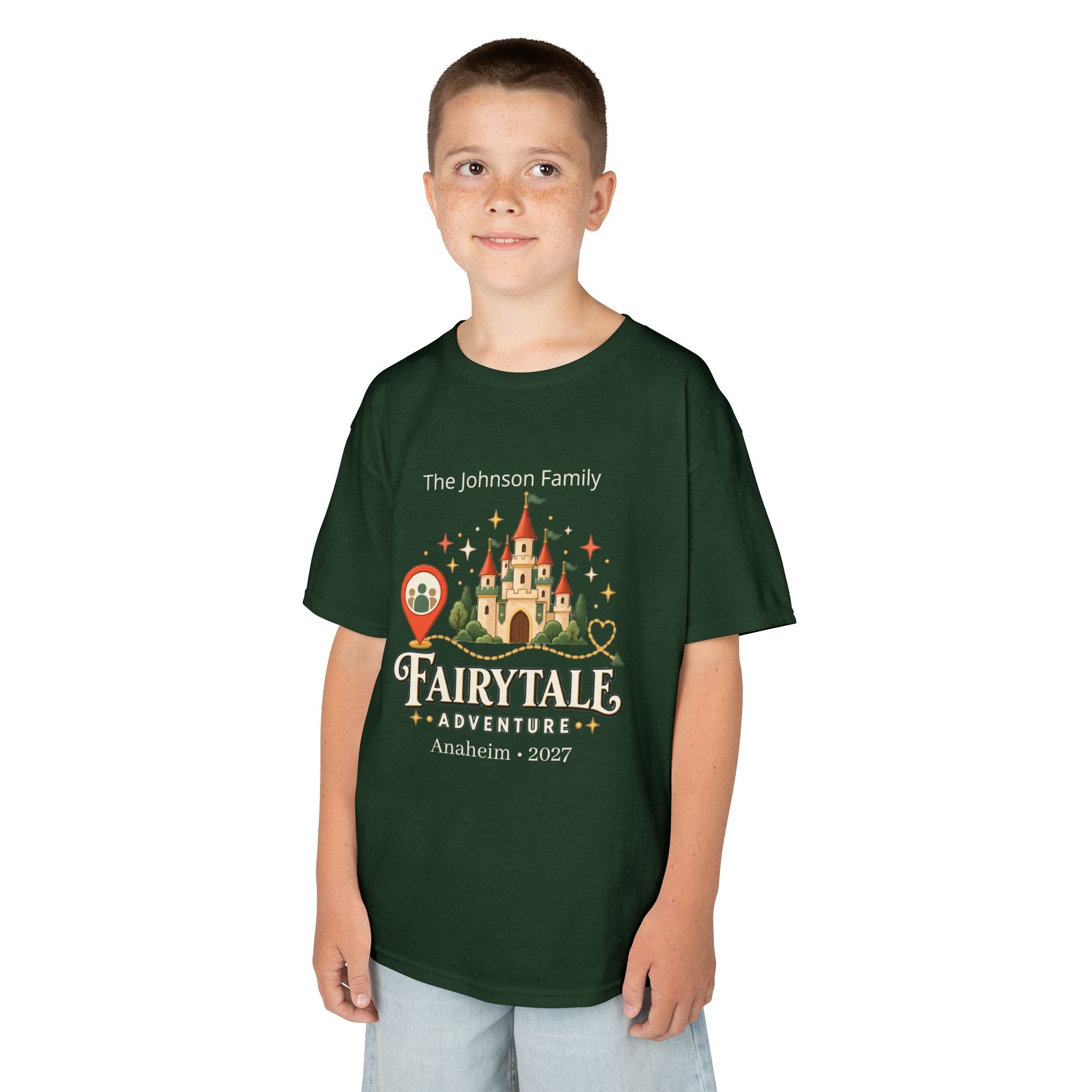 Fairytale Adventure Kids Tee (coral)