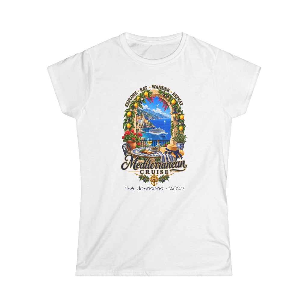 Mediterranean Cruise Explore Ladies Tee