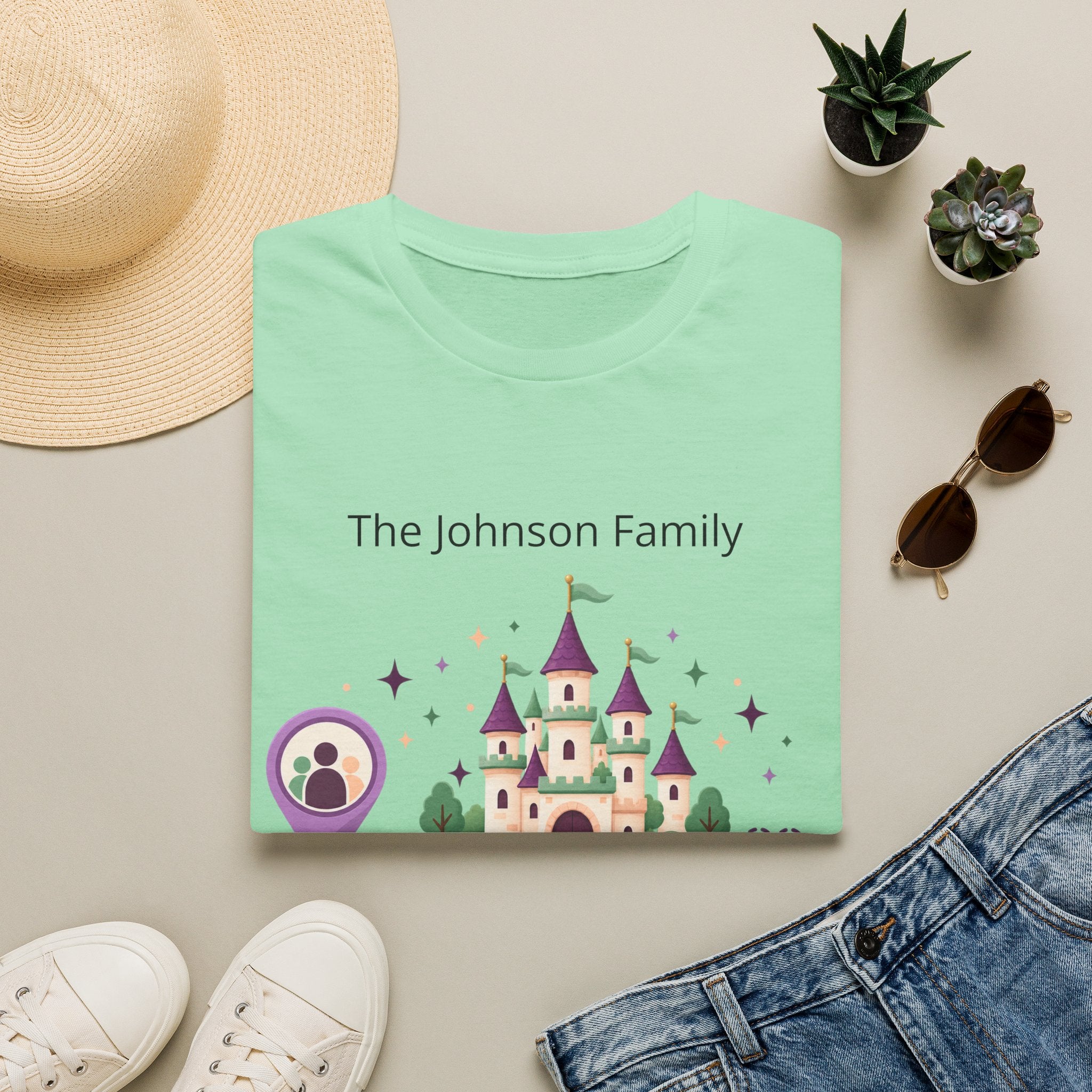 Custom Fairytale Adventure Tee (Purple)