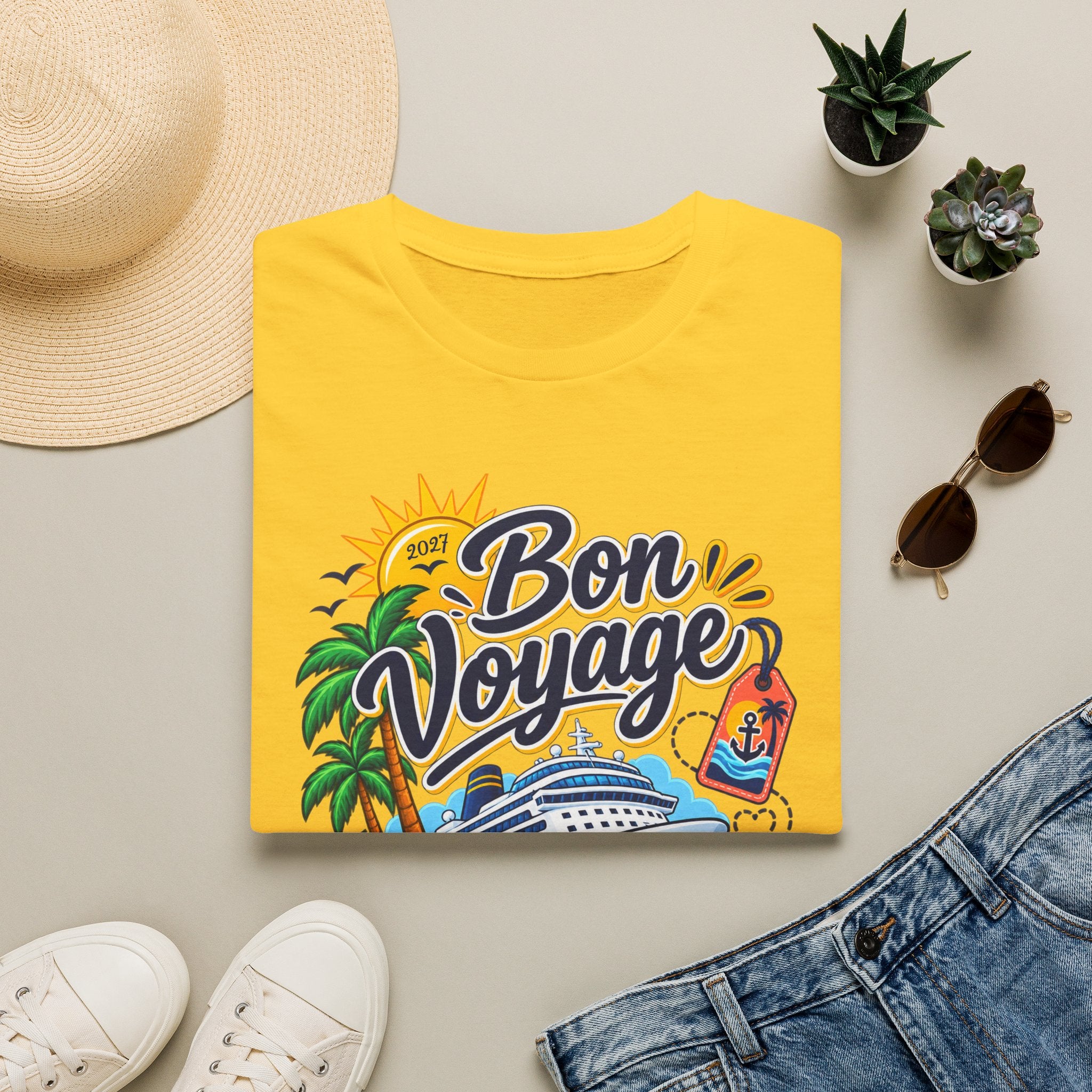 Custom Bon Voyage Cruise Tee