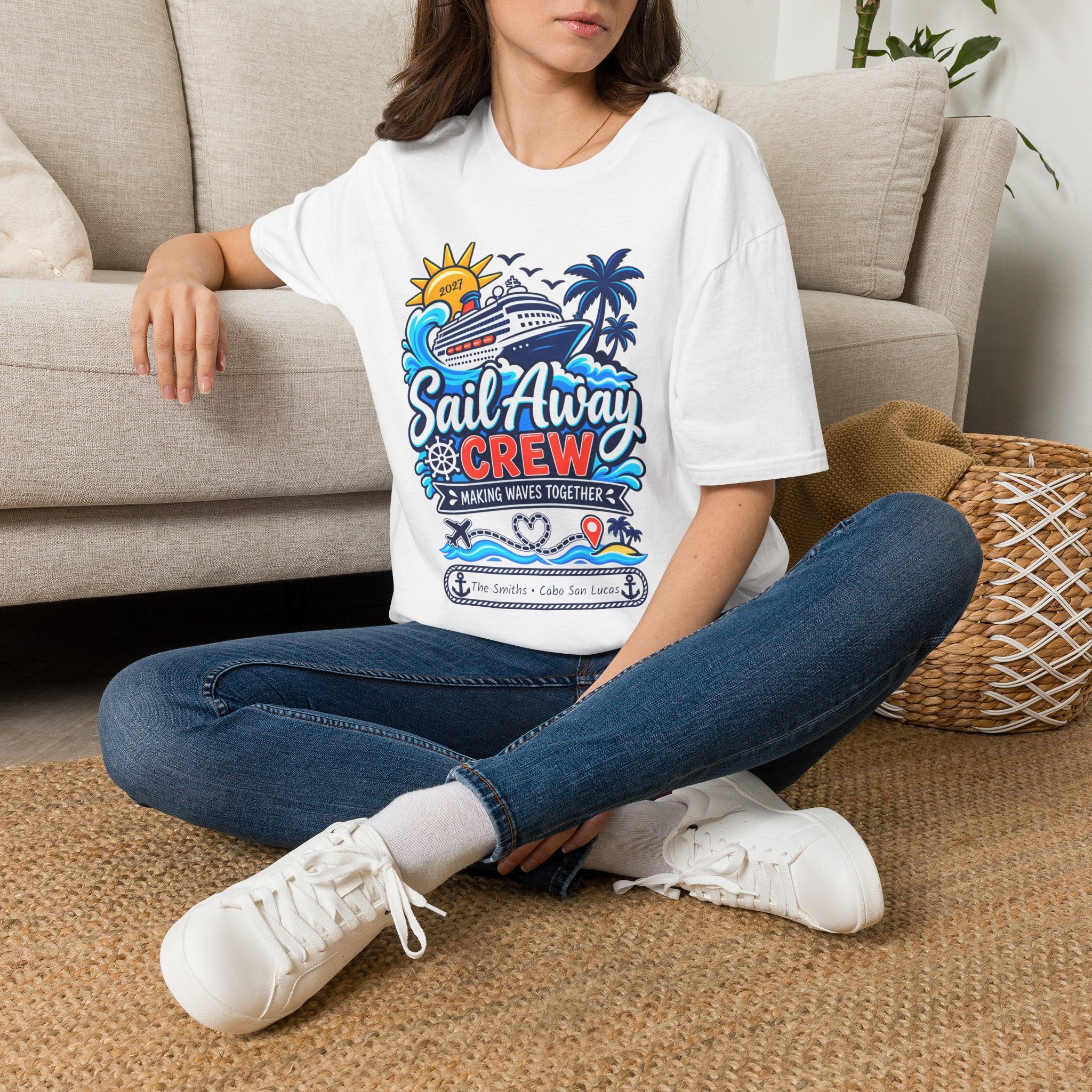 Custom Sail Away Cruise Tee