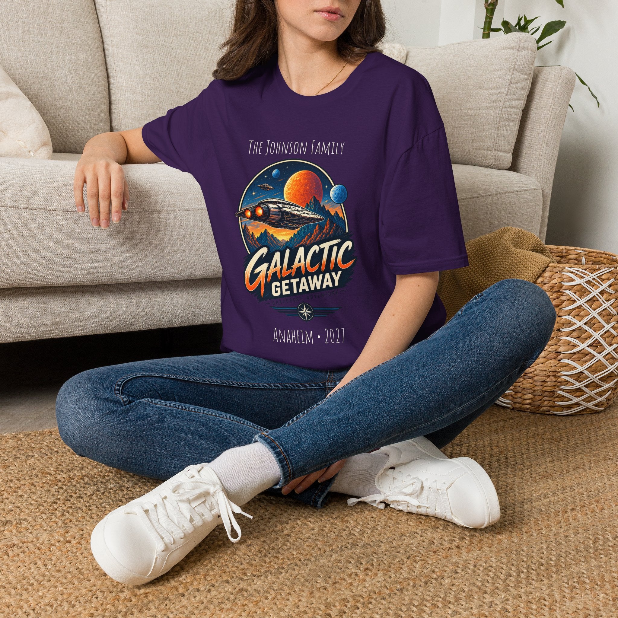 Galactic Getaway Space Adventure Park Tee
