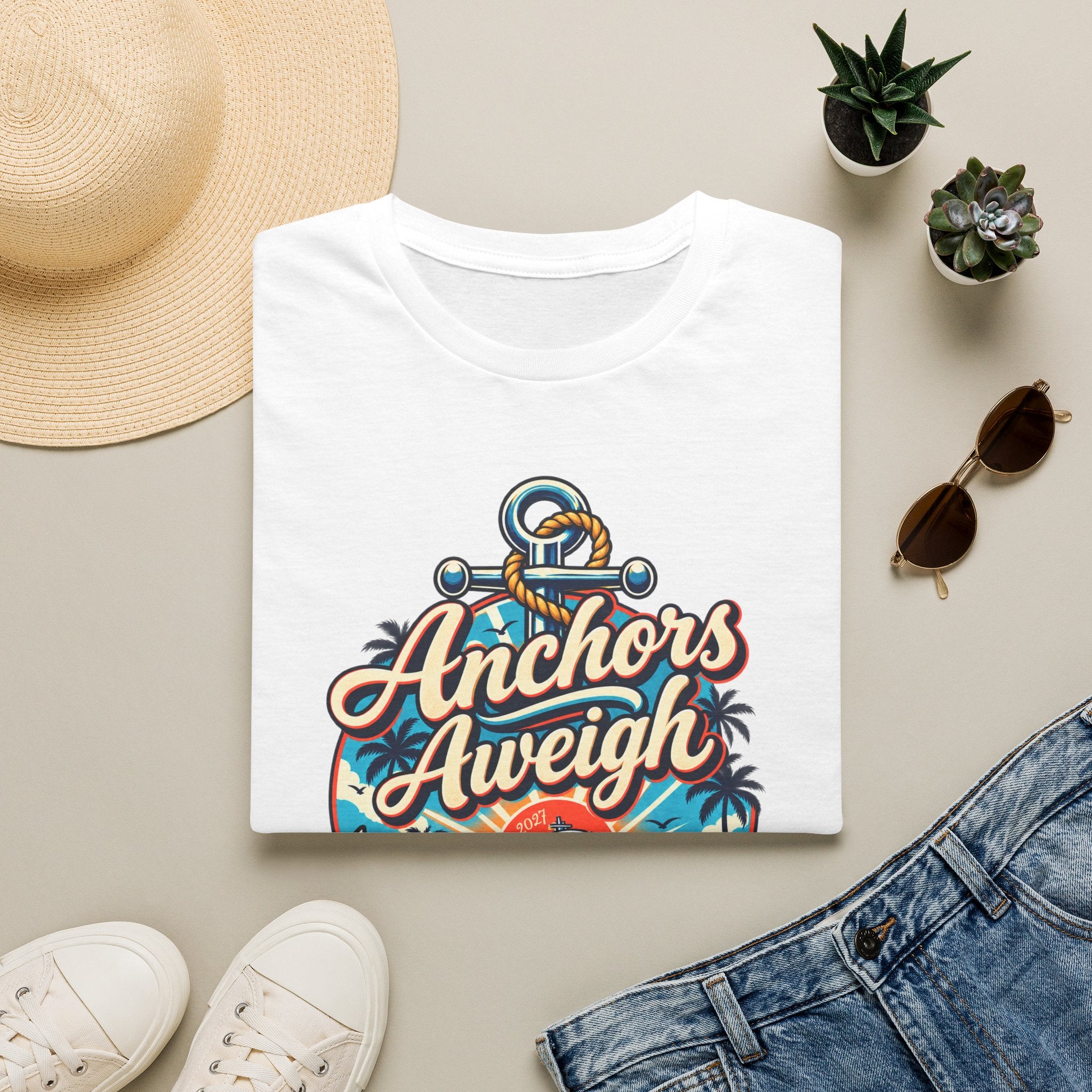 Custom Anchors Aweigh Cruise Tee