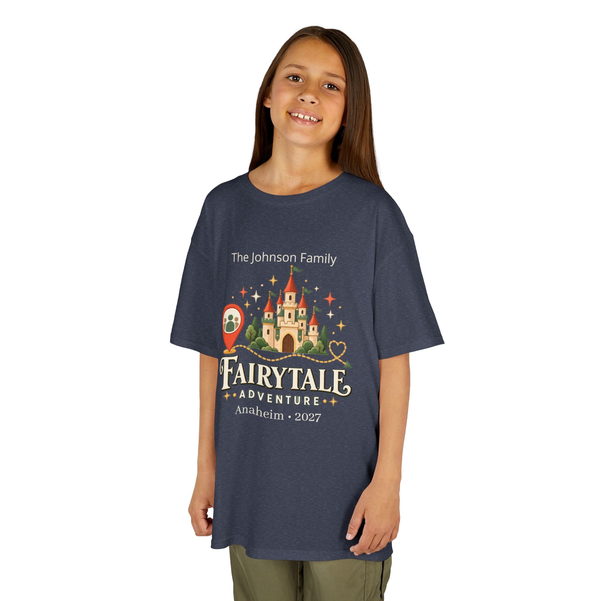 Fairytale Adventure Kids Tee (coral)