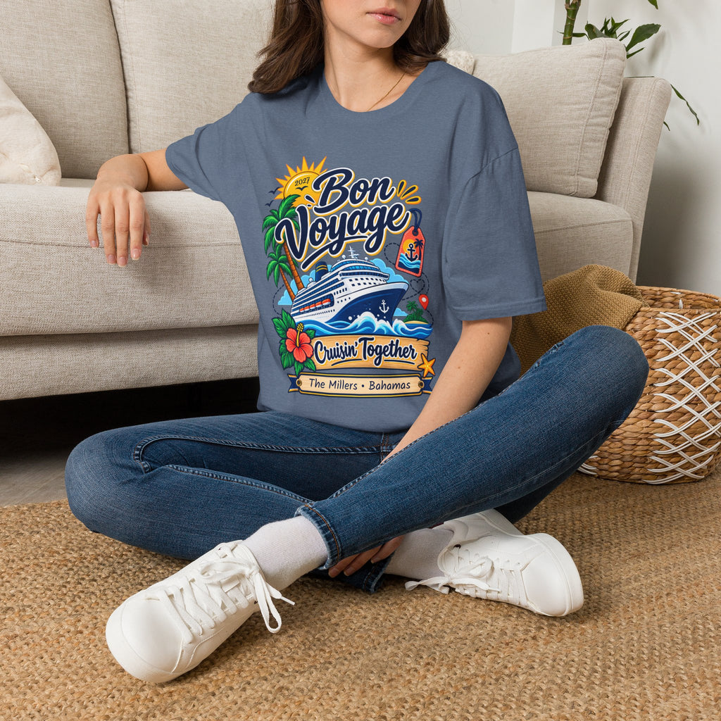 Custom Bon Voyage Cruise Tee