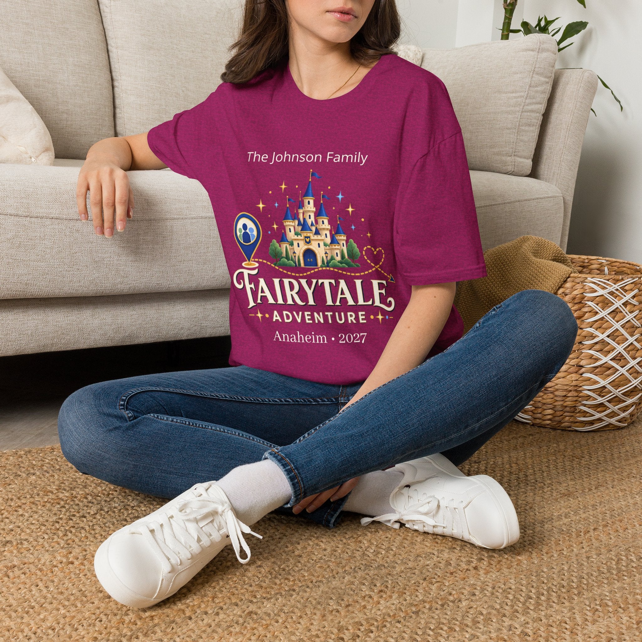 Custom Fairytale Adventure Tee (blue)
