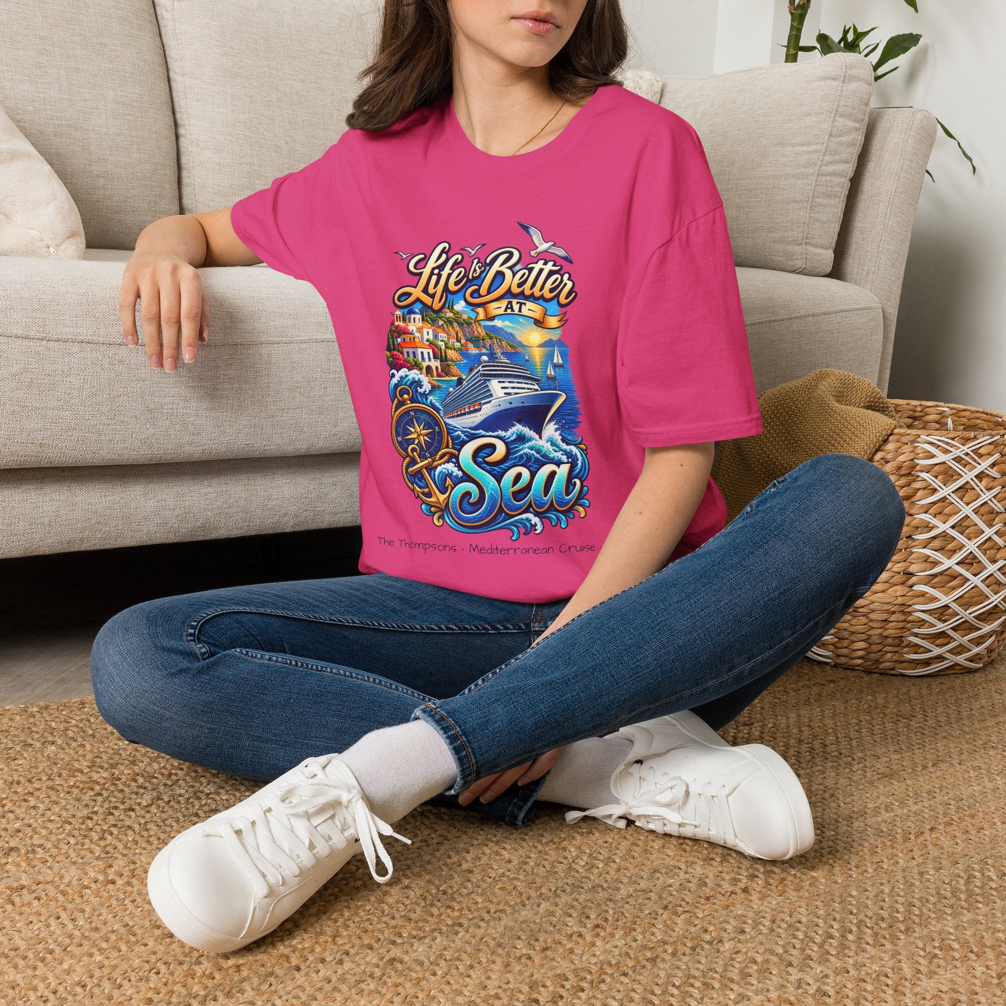 Mediterranean Cruise Life is Better at Sea Tee