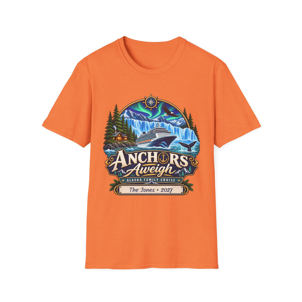 Custom Anchors Aweigh Alaska Cruise Tee