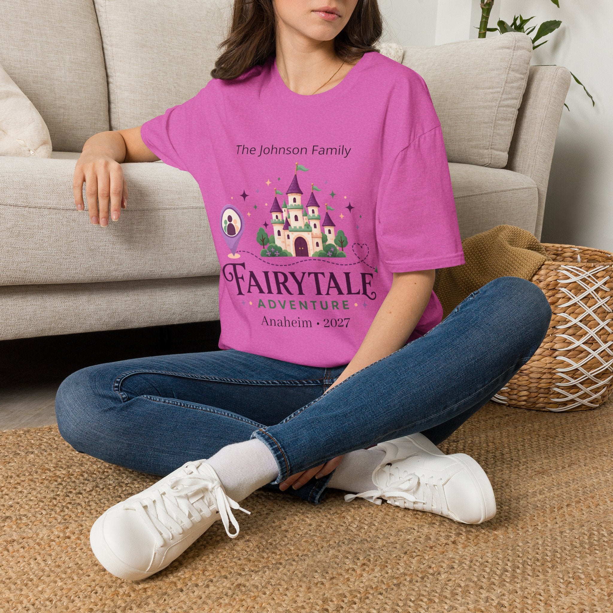 Custom Fairytale Adventure Tee (Purple)