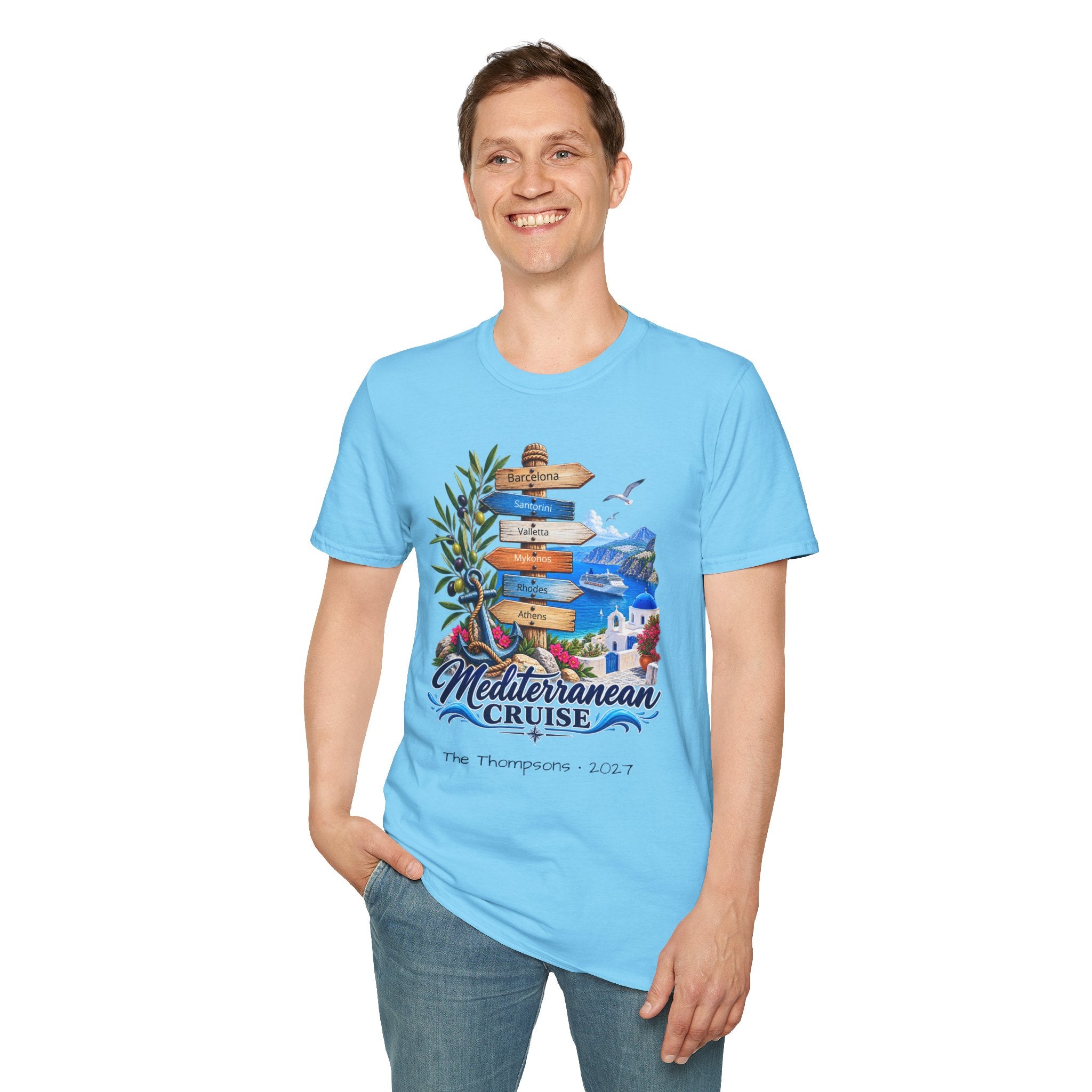 Mediterranean Cruise Ports of Call Tee
