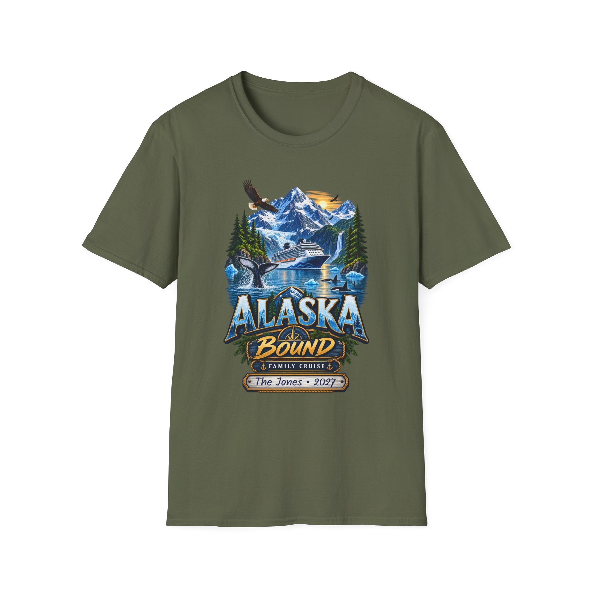 Custom Alaska Bound Cruise Tee