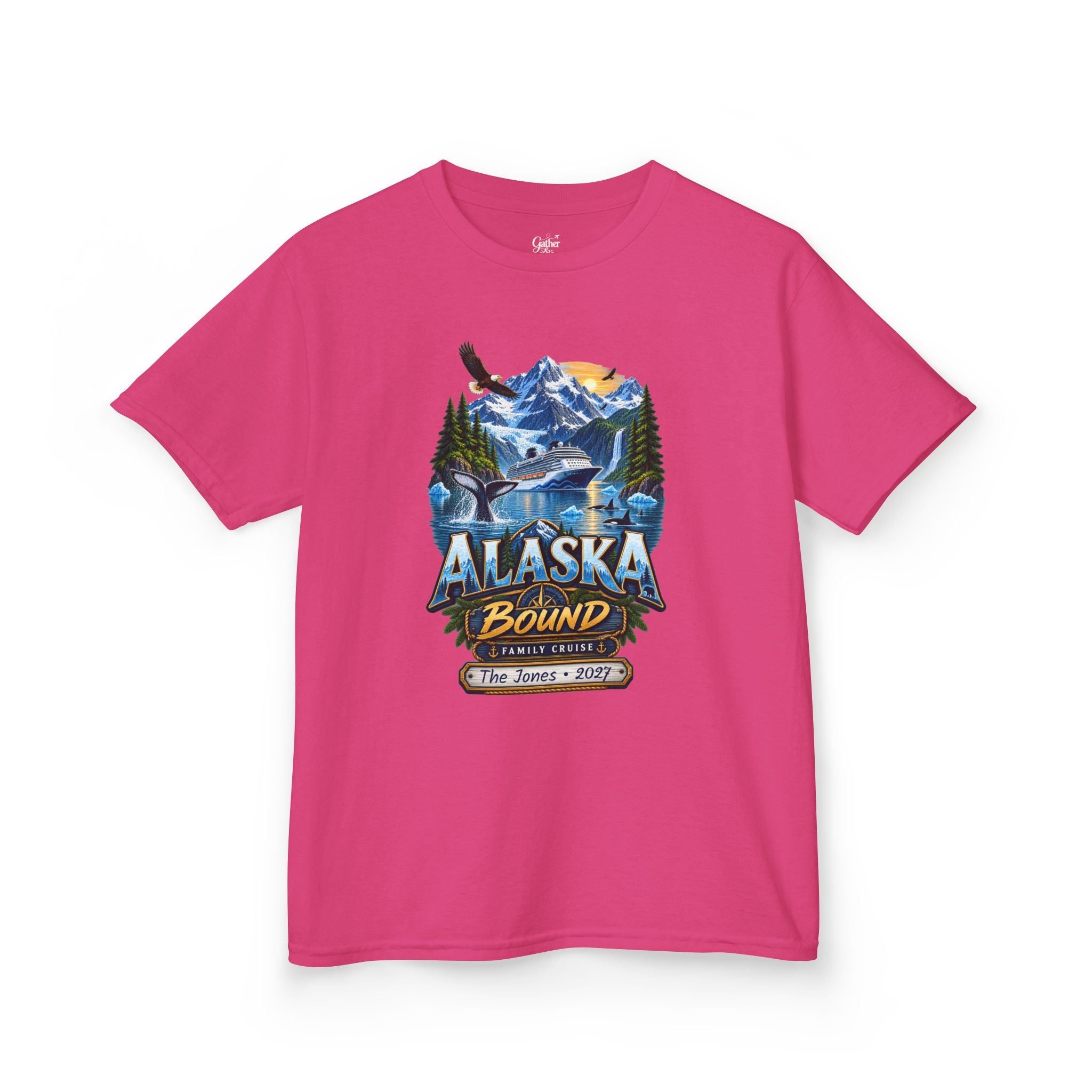 Alaska Bound Cruise Kids Tee