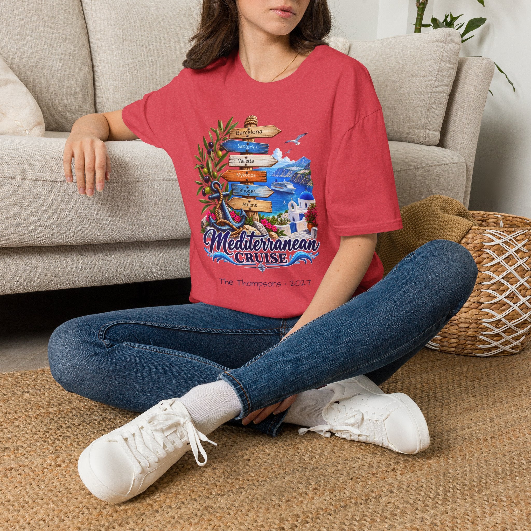 Mediterranean Cruise Ports of Call Tee