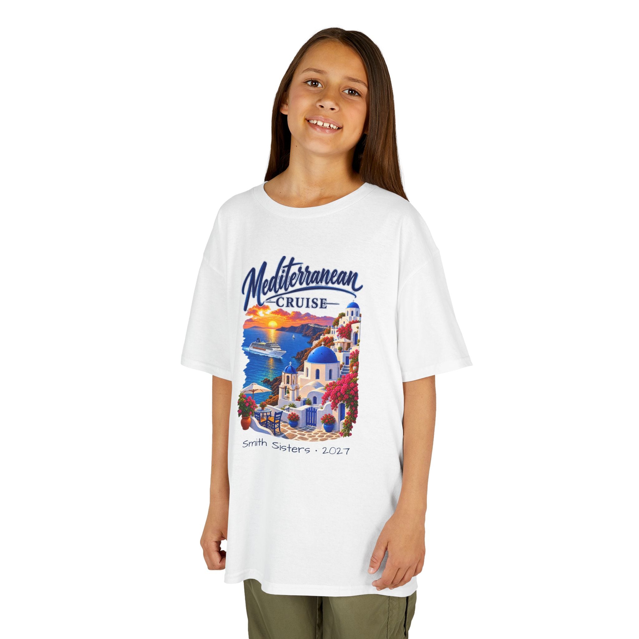 Mediterranean Cruise Kids Tee