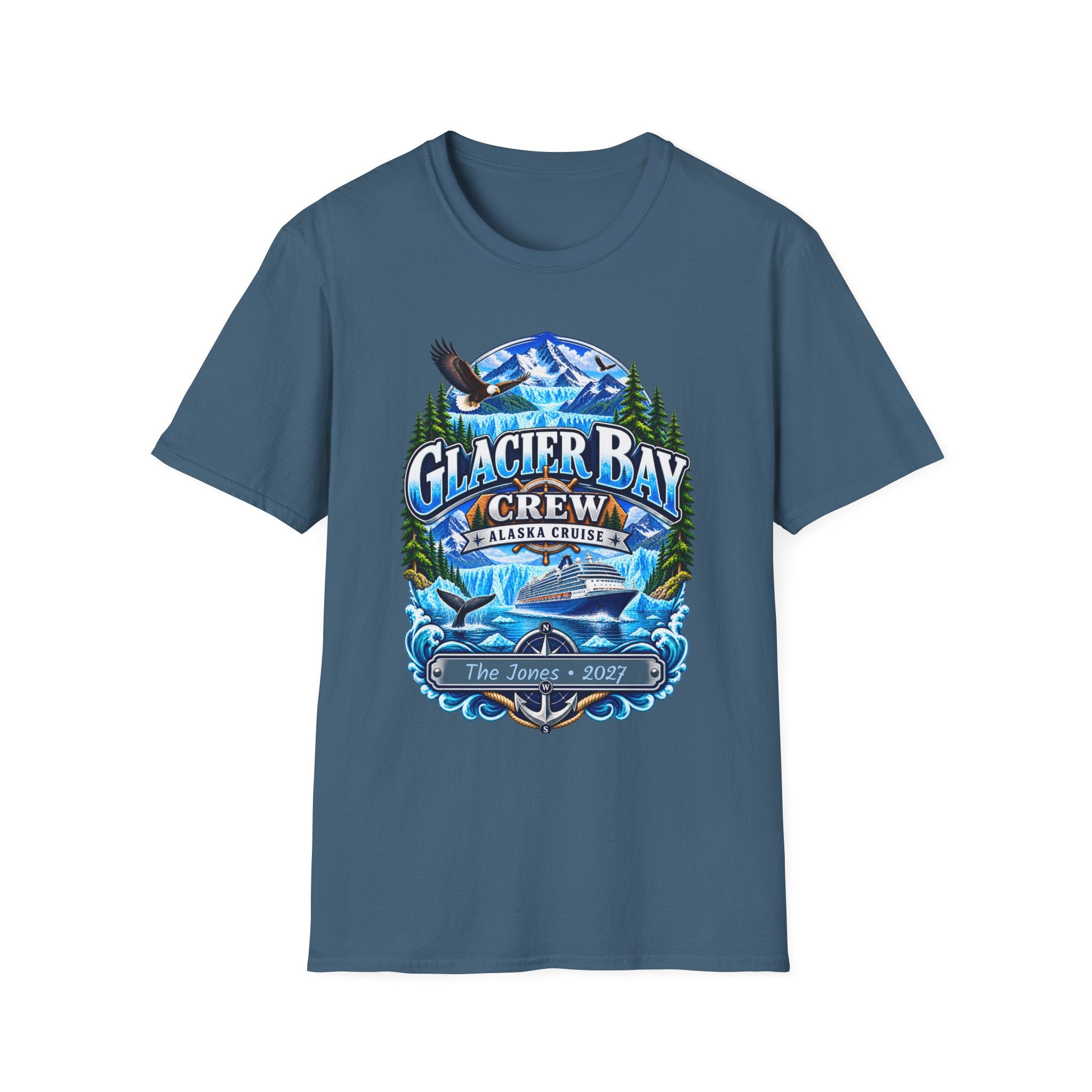 Custom Glacier Bay Alaska Cruise Tee