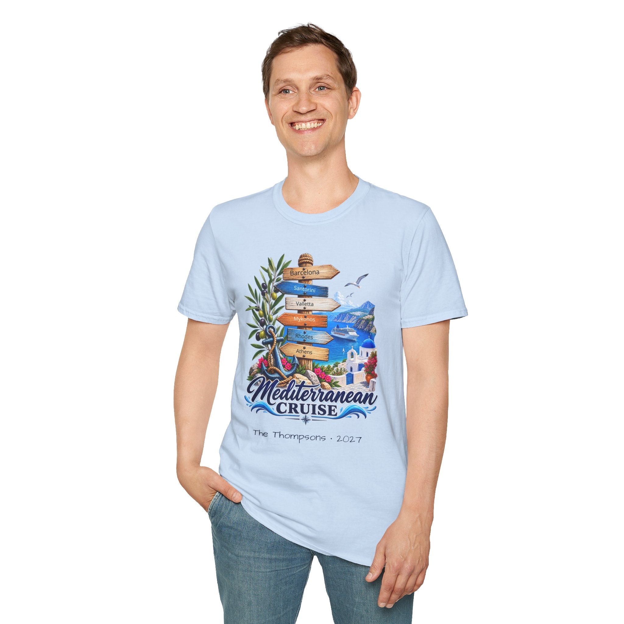 Mediterranean Cruise Ports of Call Tee