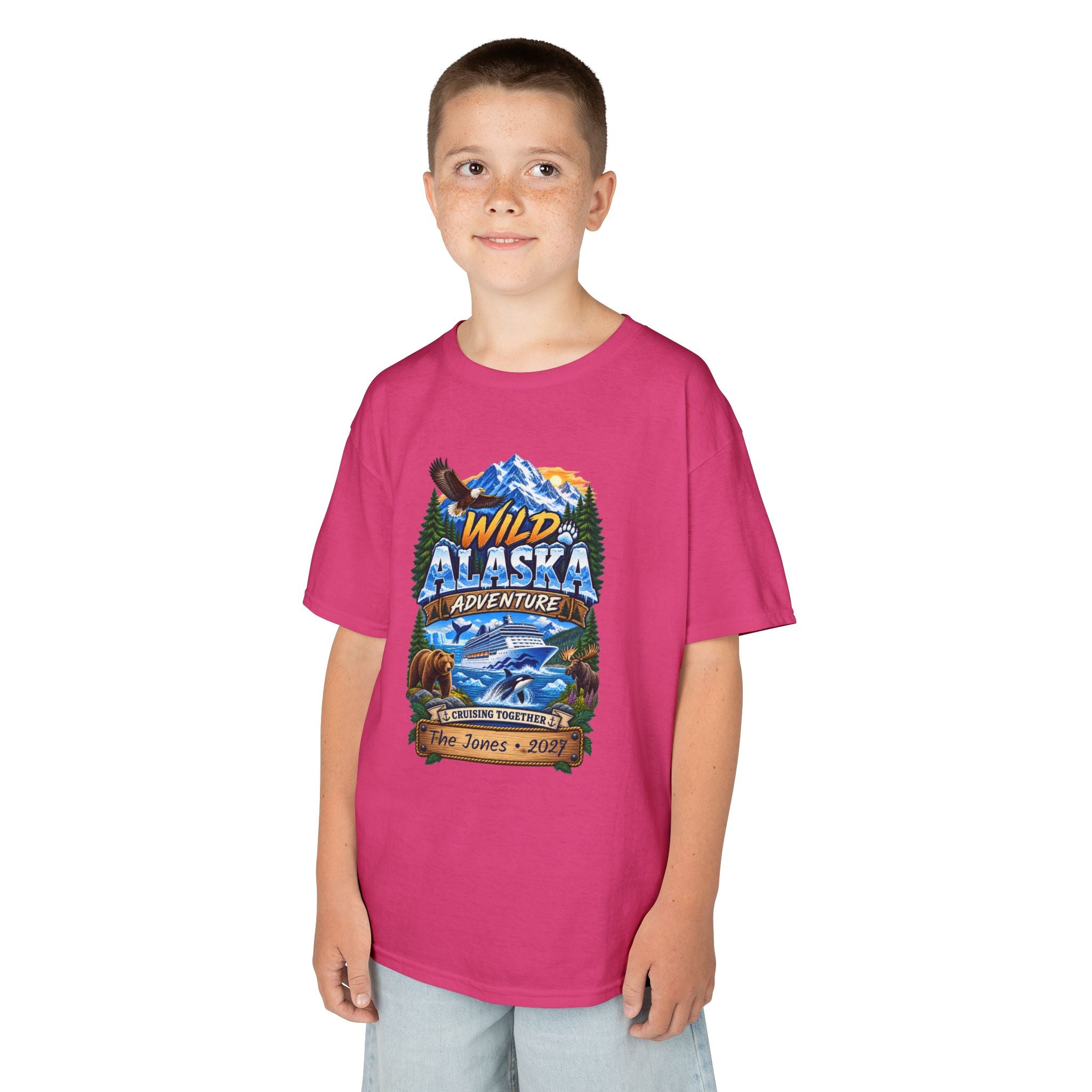 Wild Alaska Kids Cruise Tee