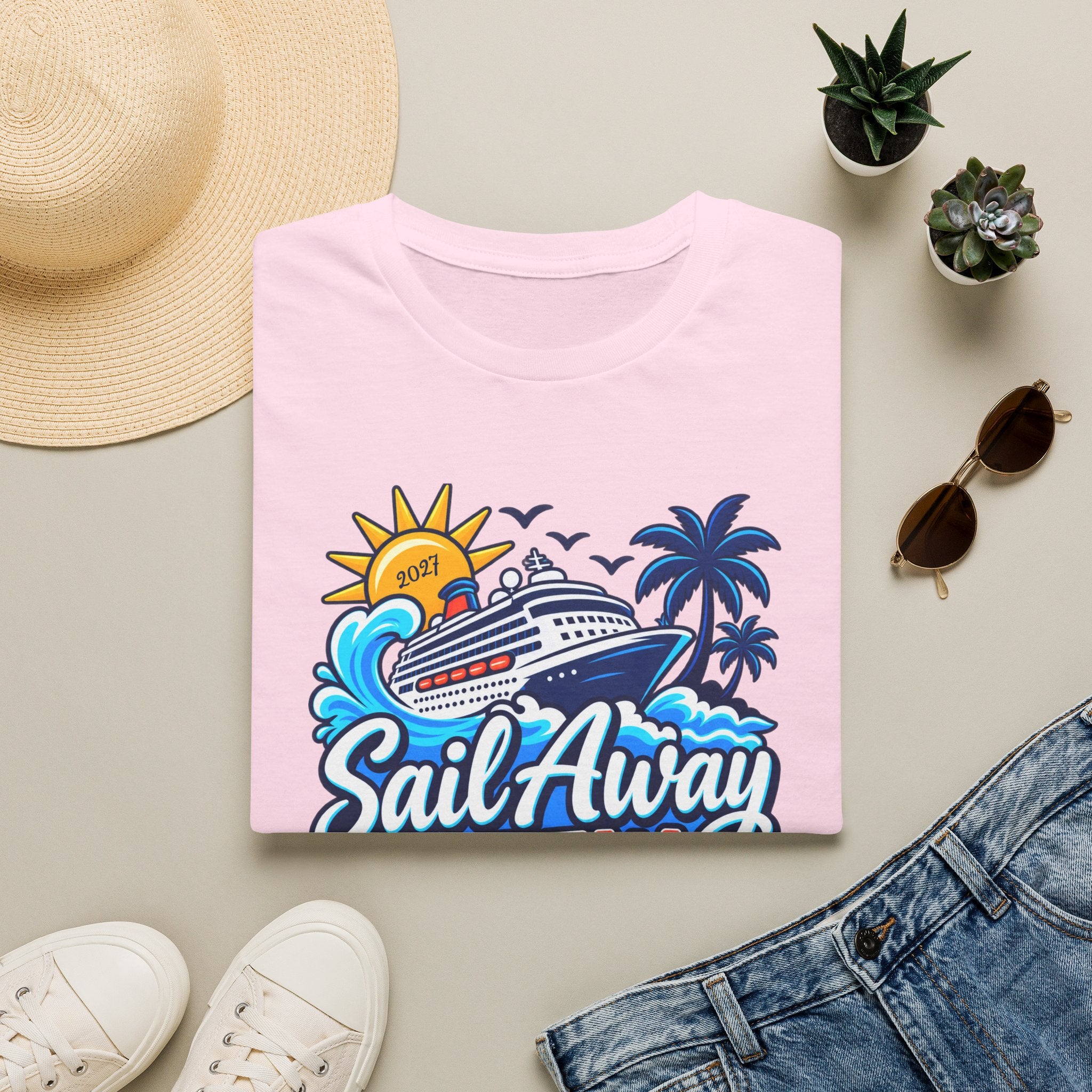 Custom Sail Away Cruise Tee