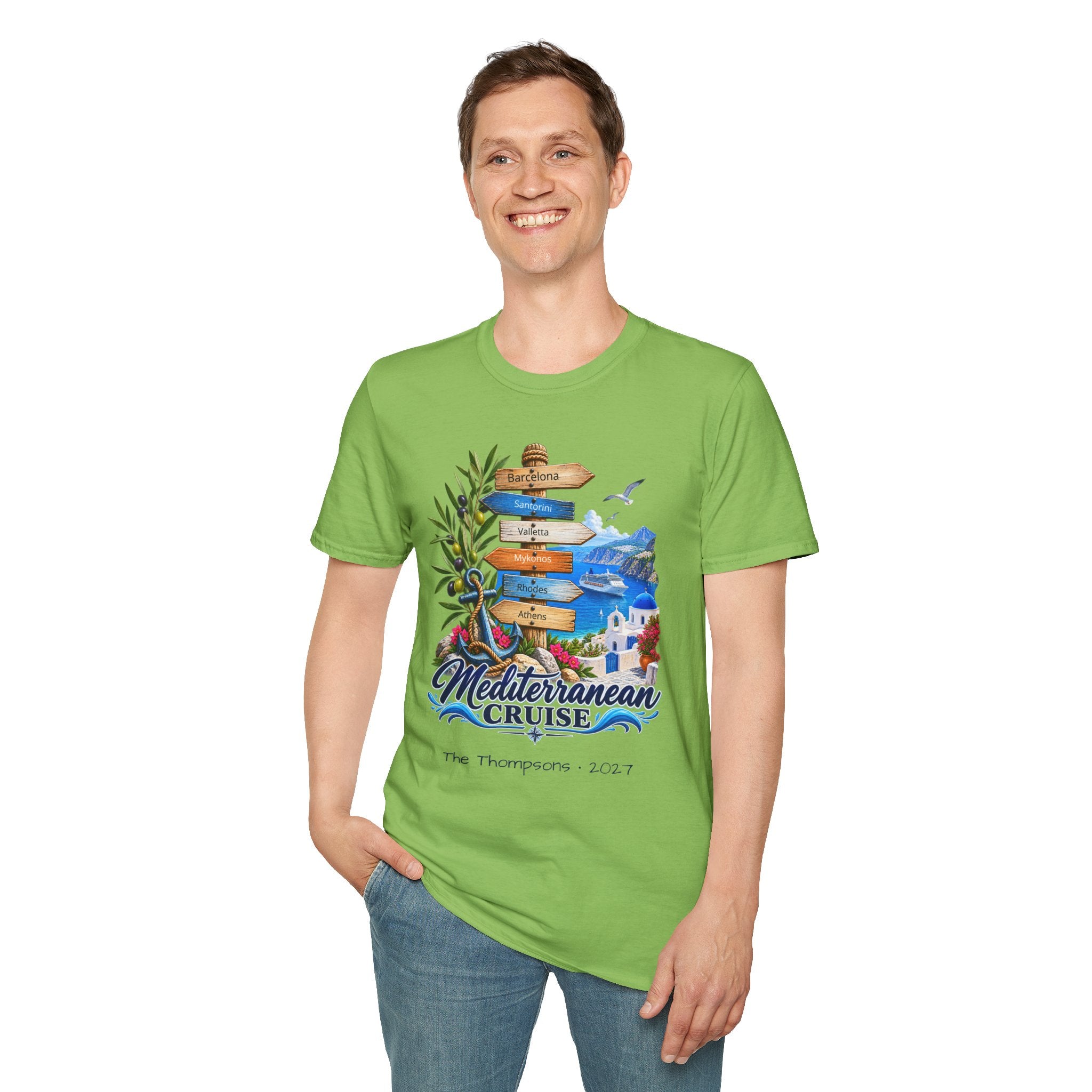 Mediterranean Cruise Ports of Call Tee