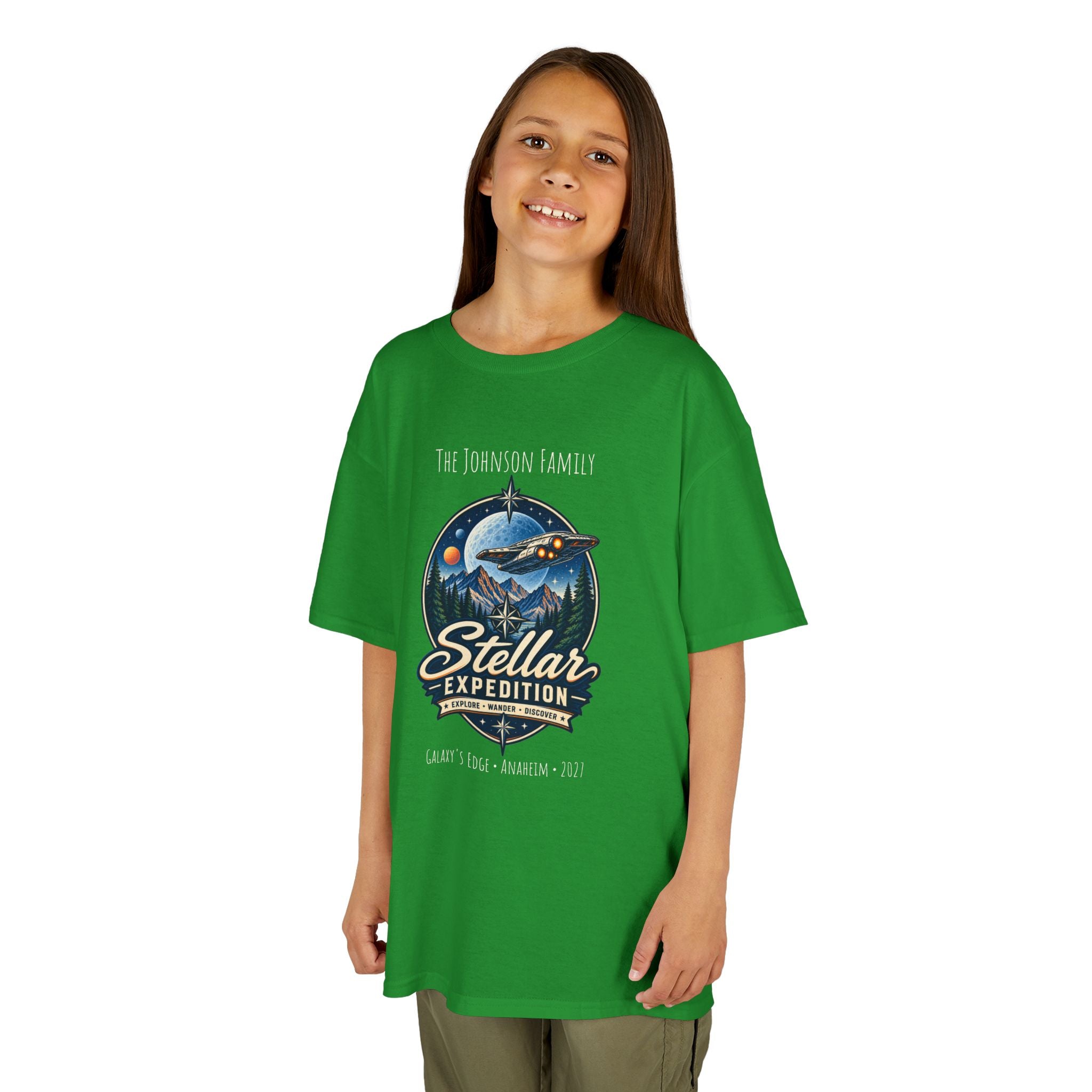 Stellar Expedition Space Adventure Park Kids Tee