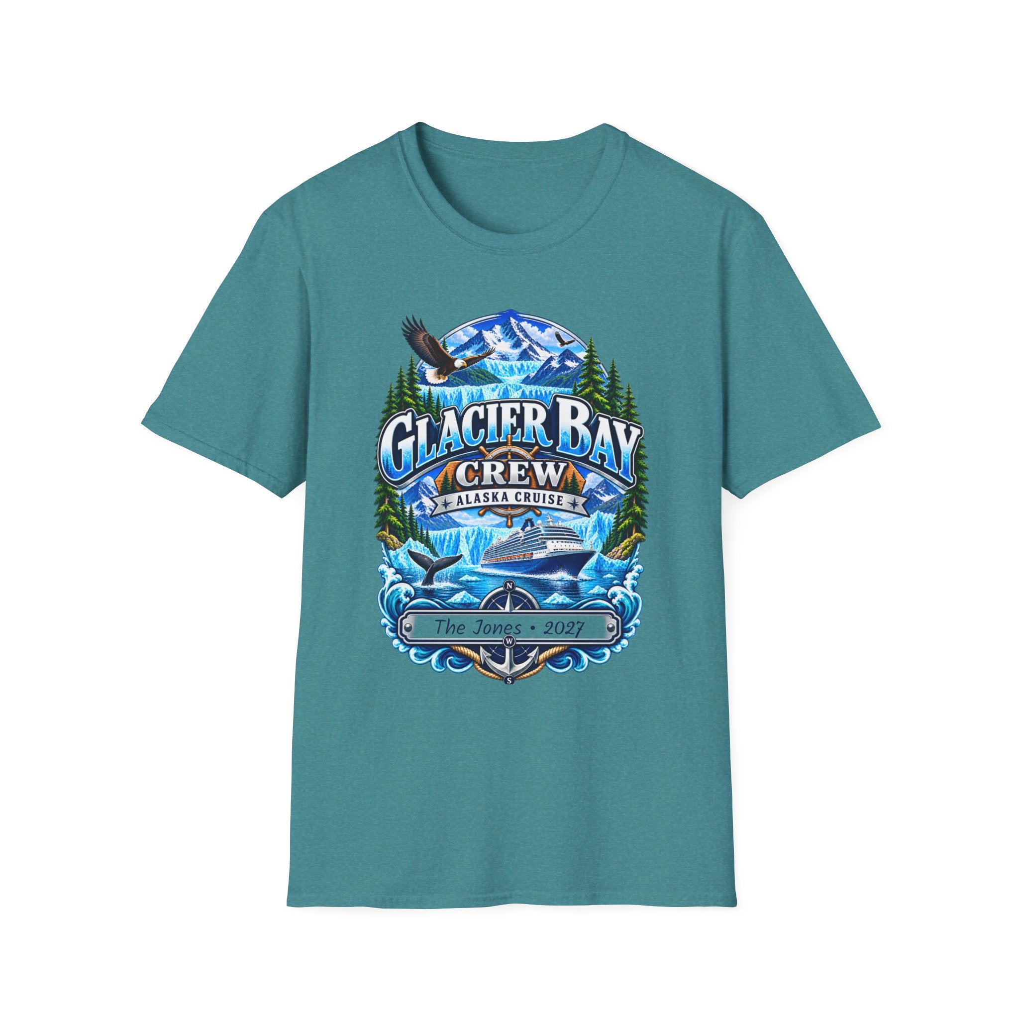 Custom Glacier Bay Alaska Cruise Tee