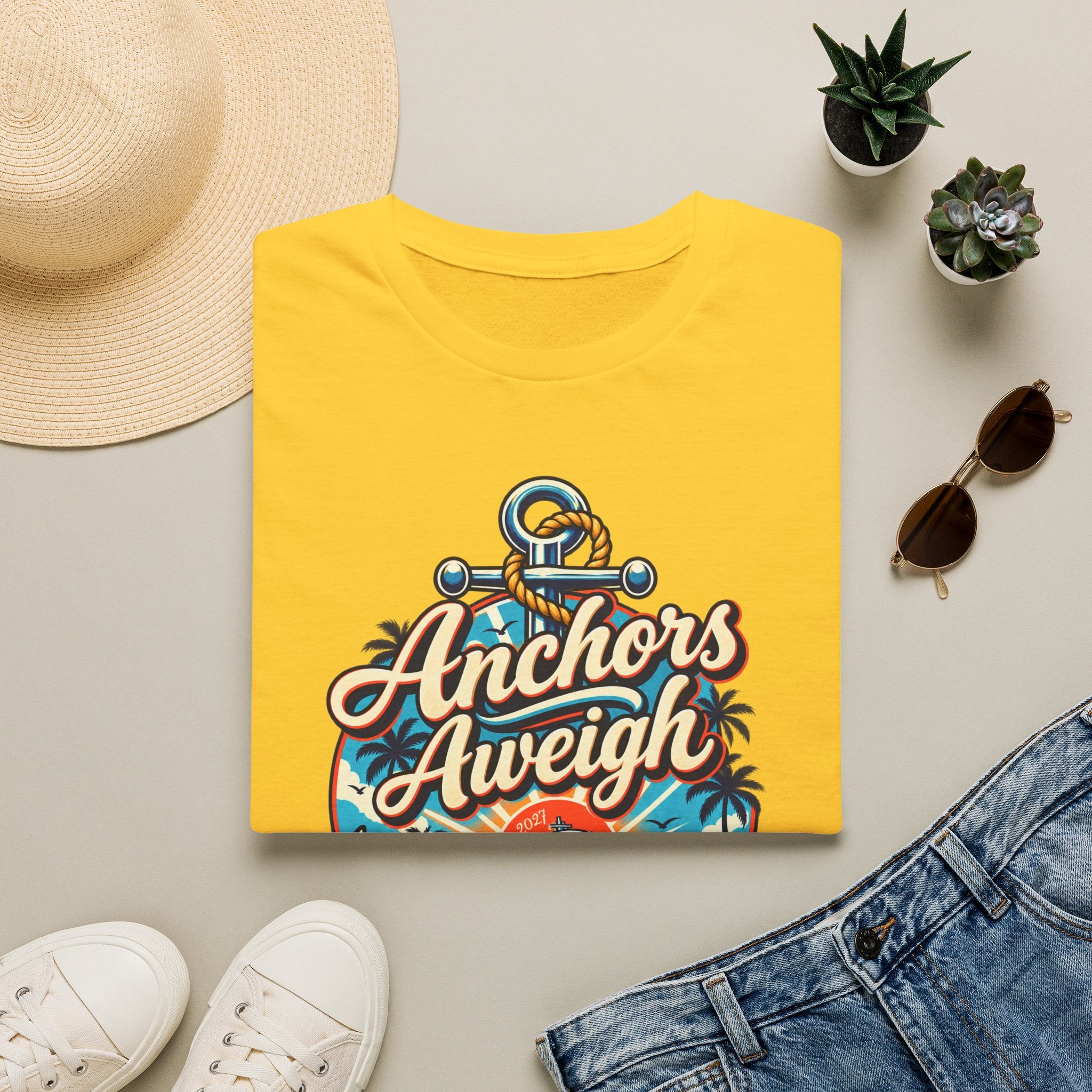 Custom Anchors Aweigh Cruise Tee