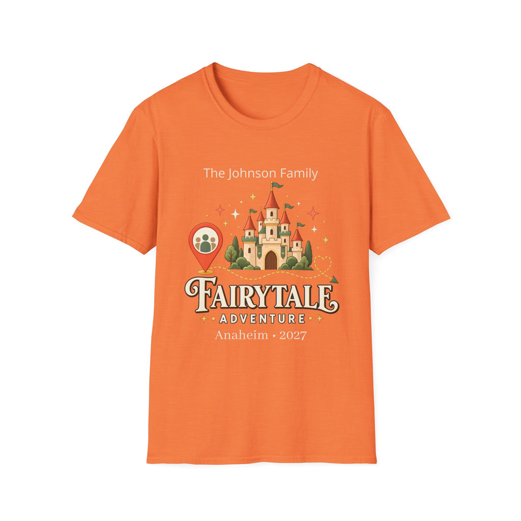 Custom Fairytale Adventure Tee (coral)