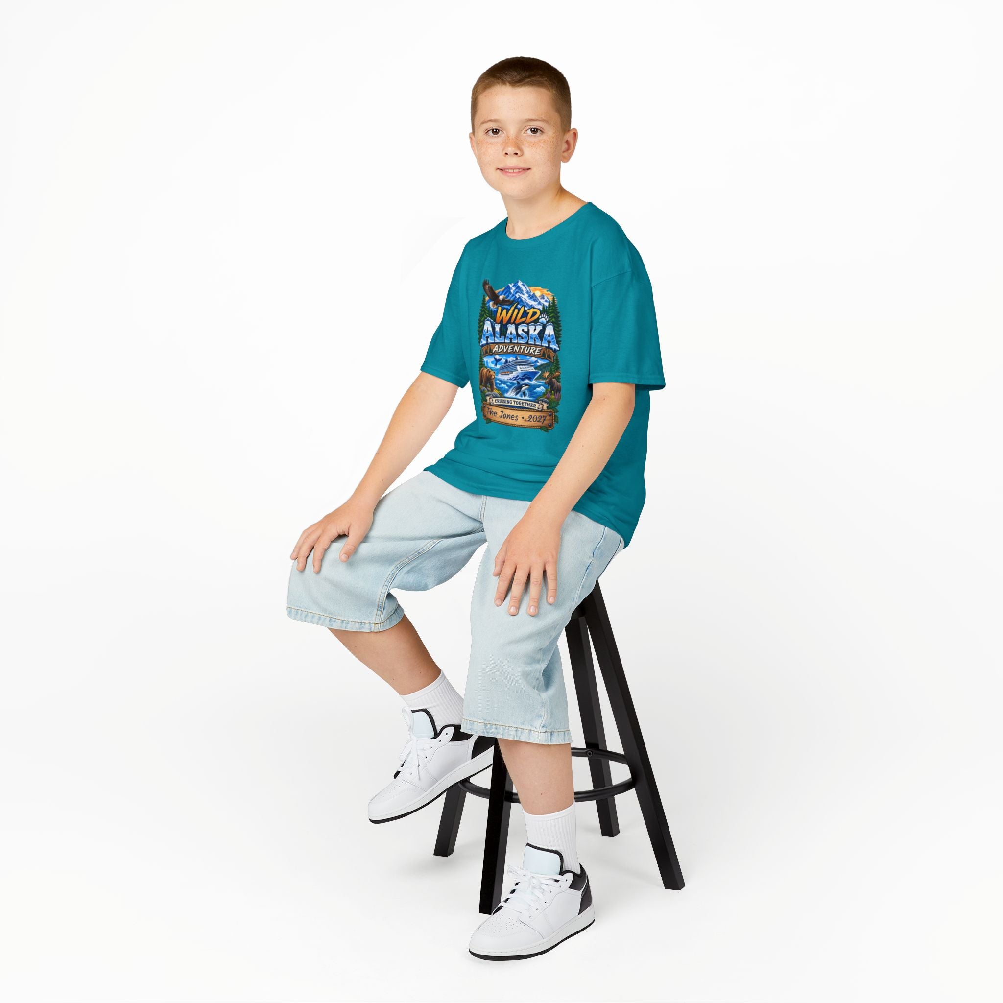 Wild Alaska Kids Cruise Tee