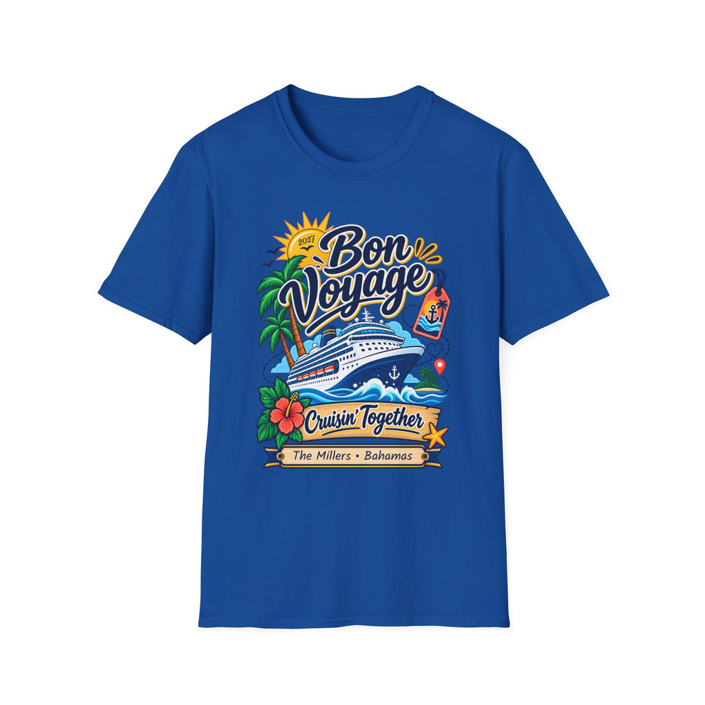 Custom Bon Voyage Cruise Tee