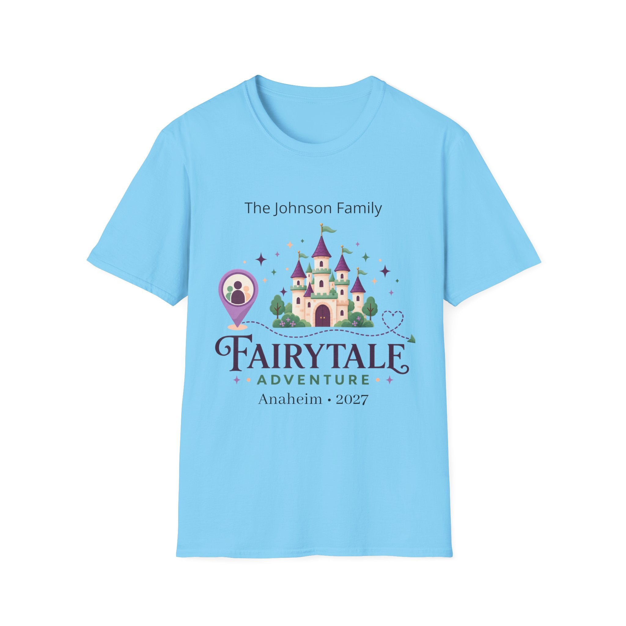 Custom Fairytale Adventure Tee (Purple)