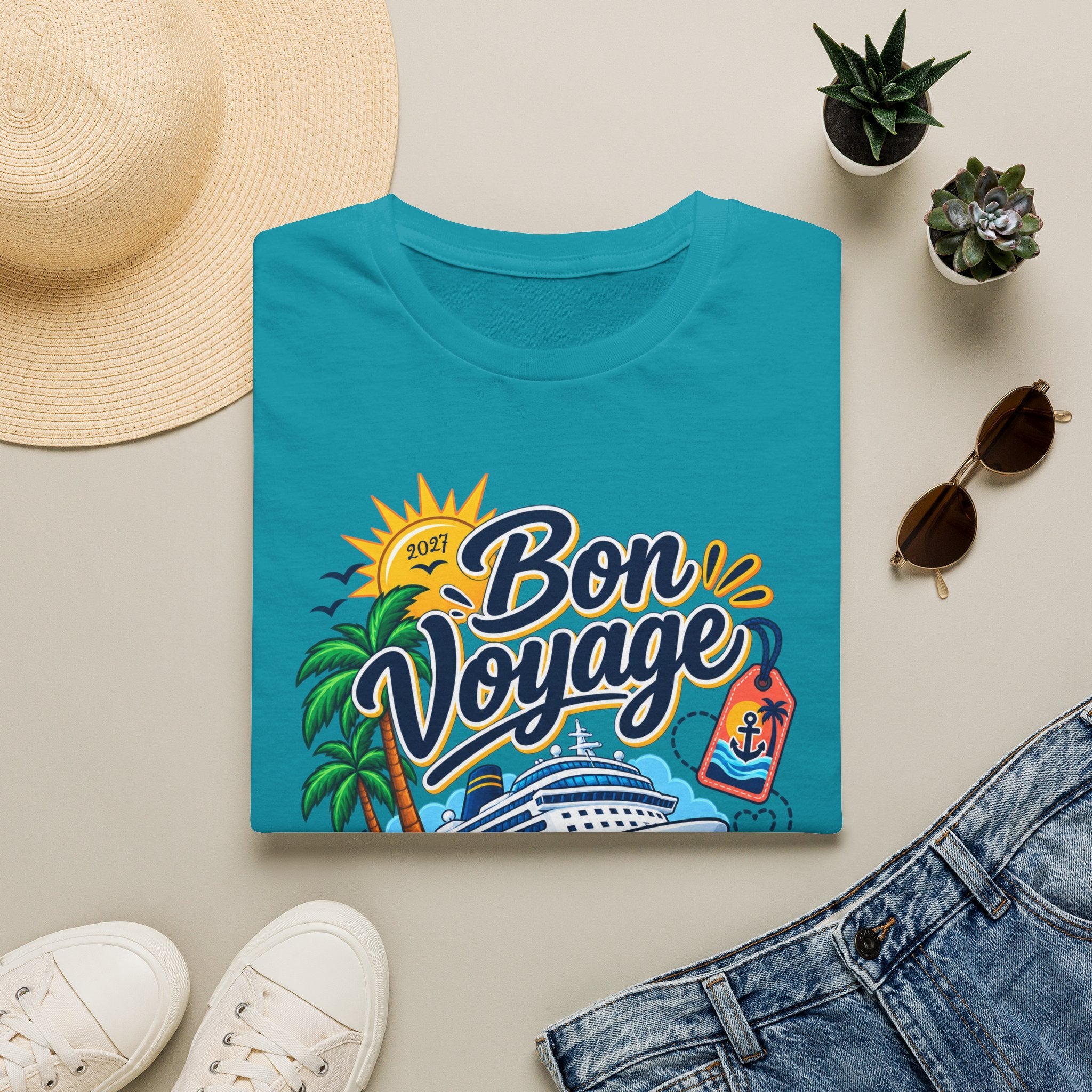 Custom Bon Voyage Cruise Tee