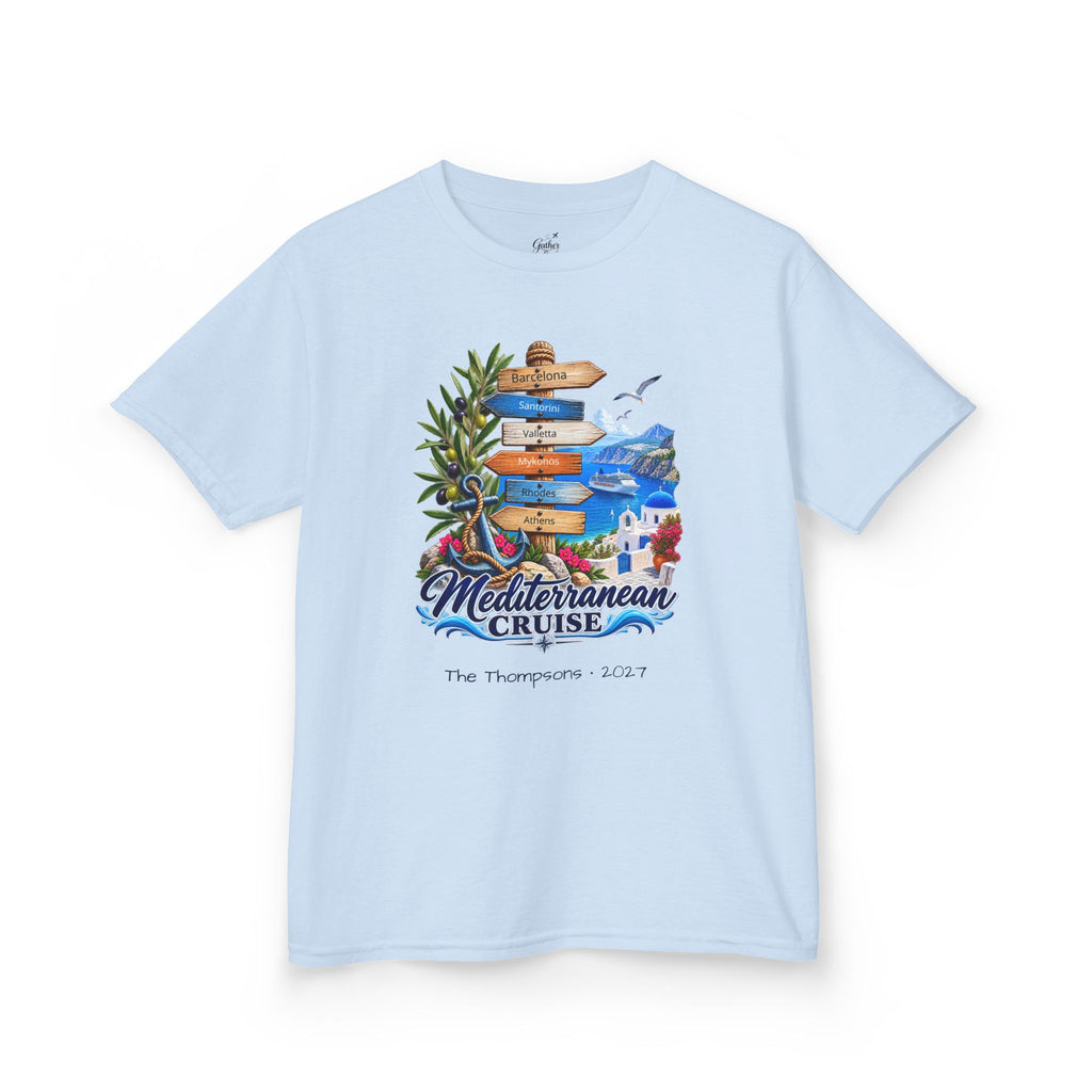 Mediterranean Cruise Ports of Call Kids Tee
