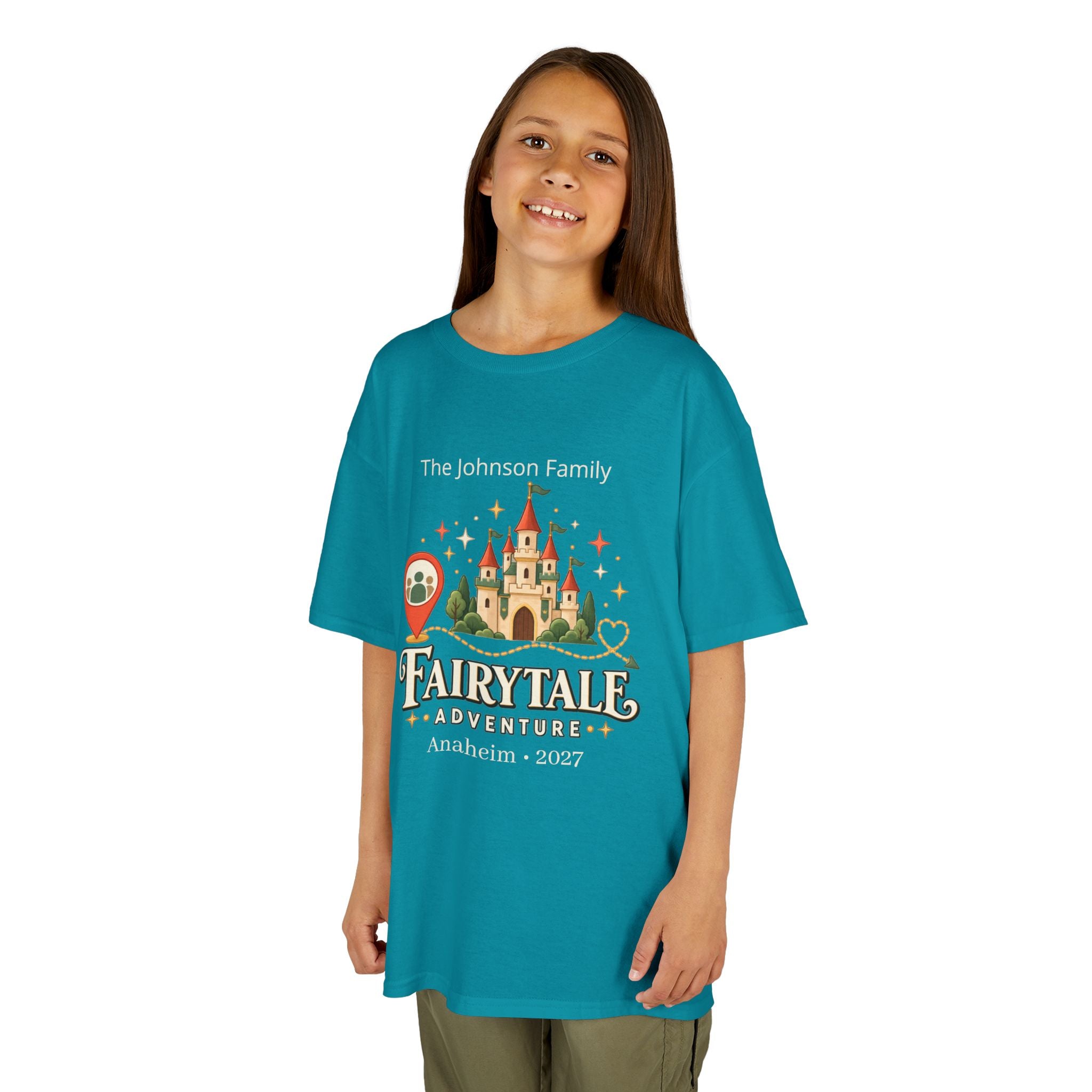 Fairytale Adventure Kids Tee (coral)