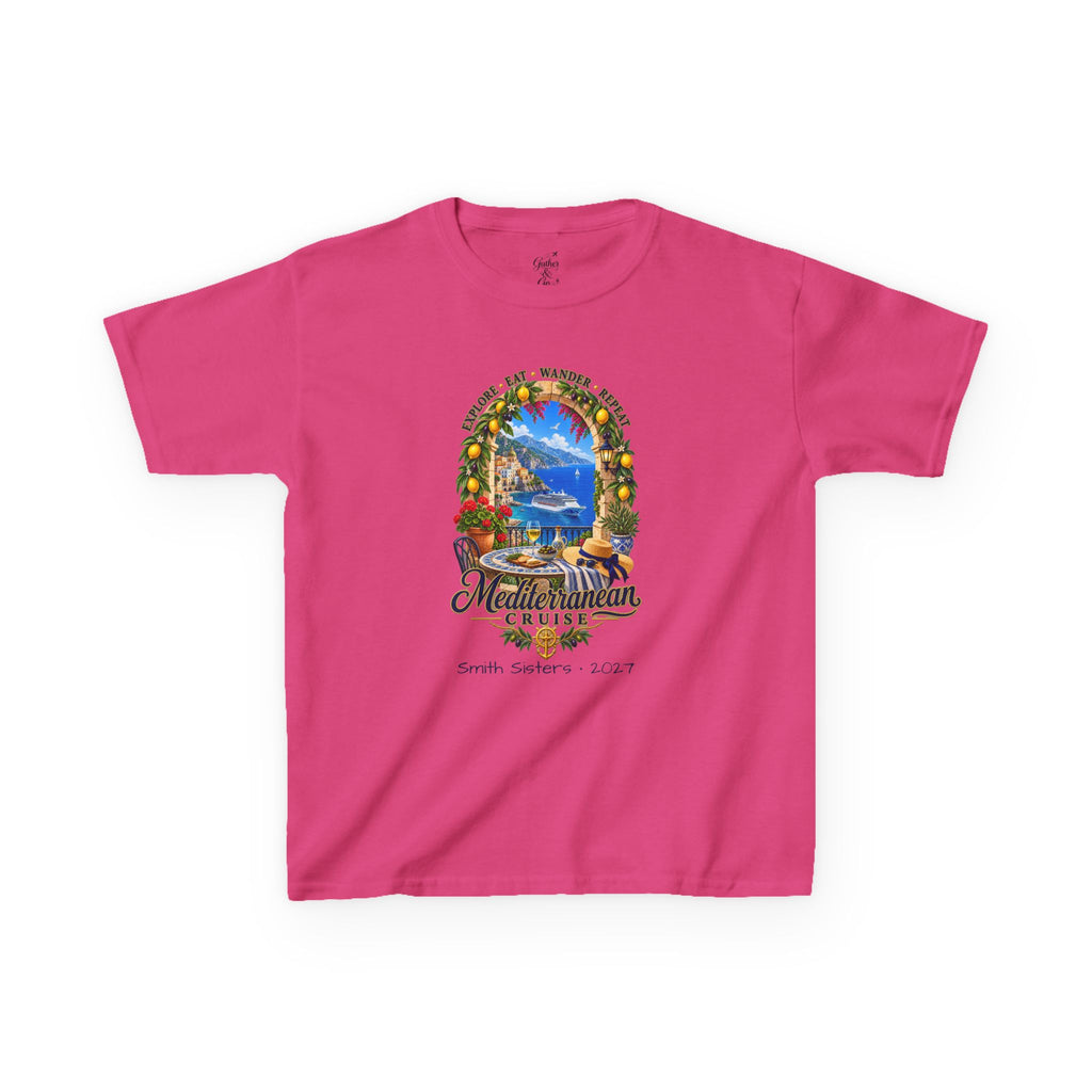 Mediterranean Cruise Explore Kids Tee