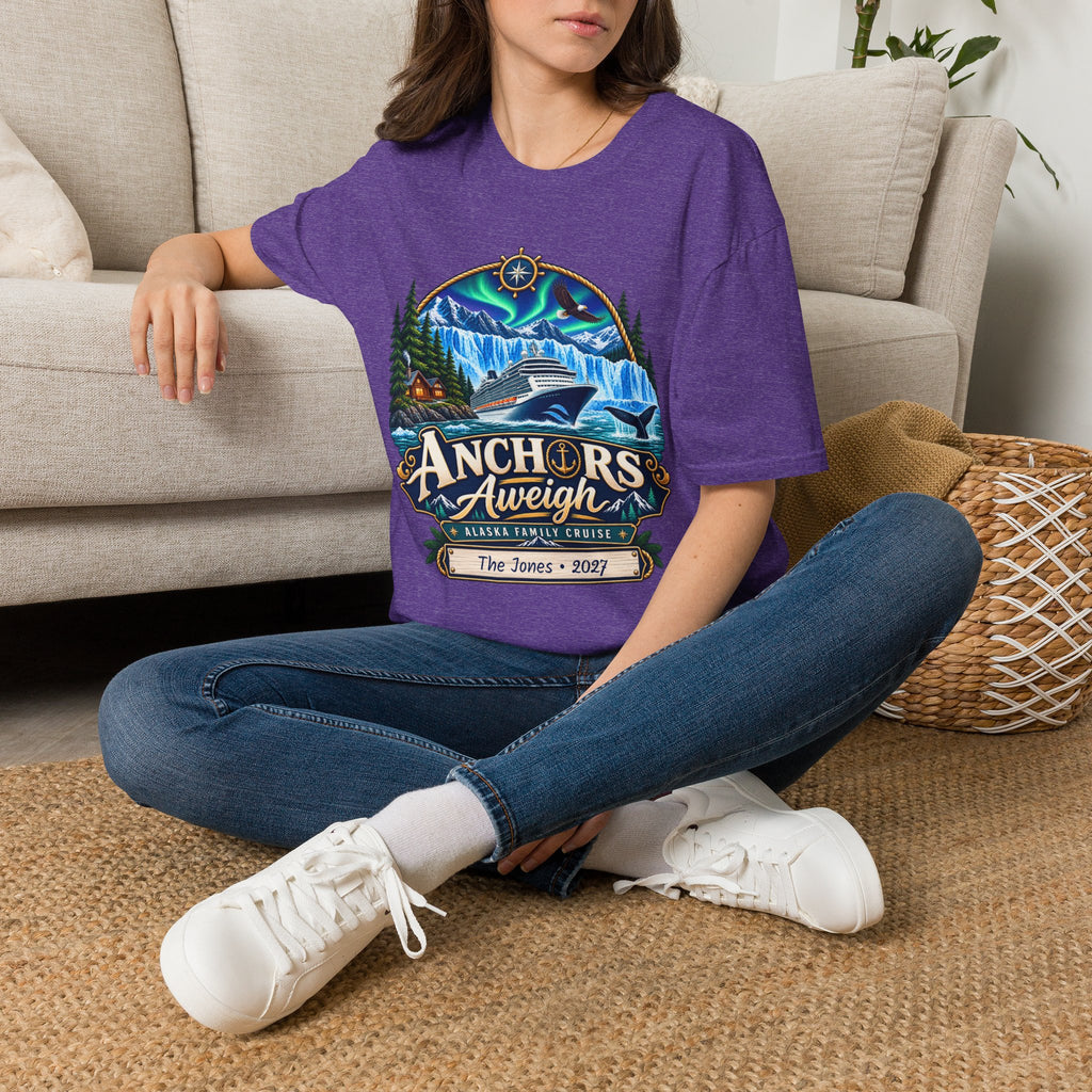 Custom Anchors Aweigh Alaska Cruise Tee
